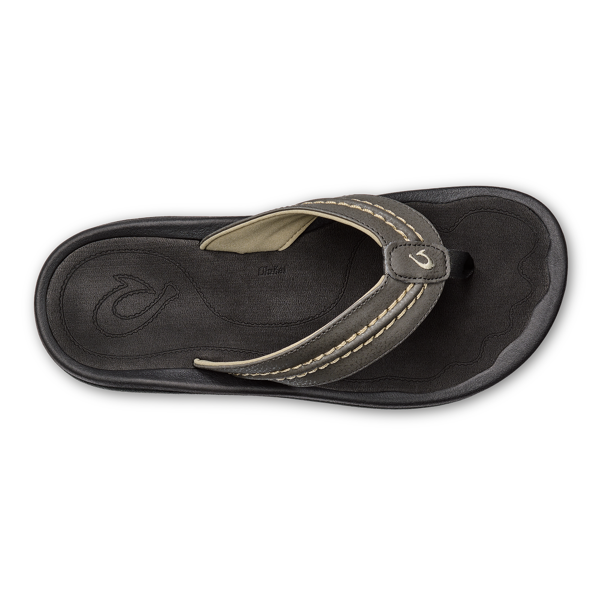 Hokua Men's Beach Sandals - Kona / Onyx - Image 4