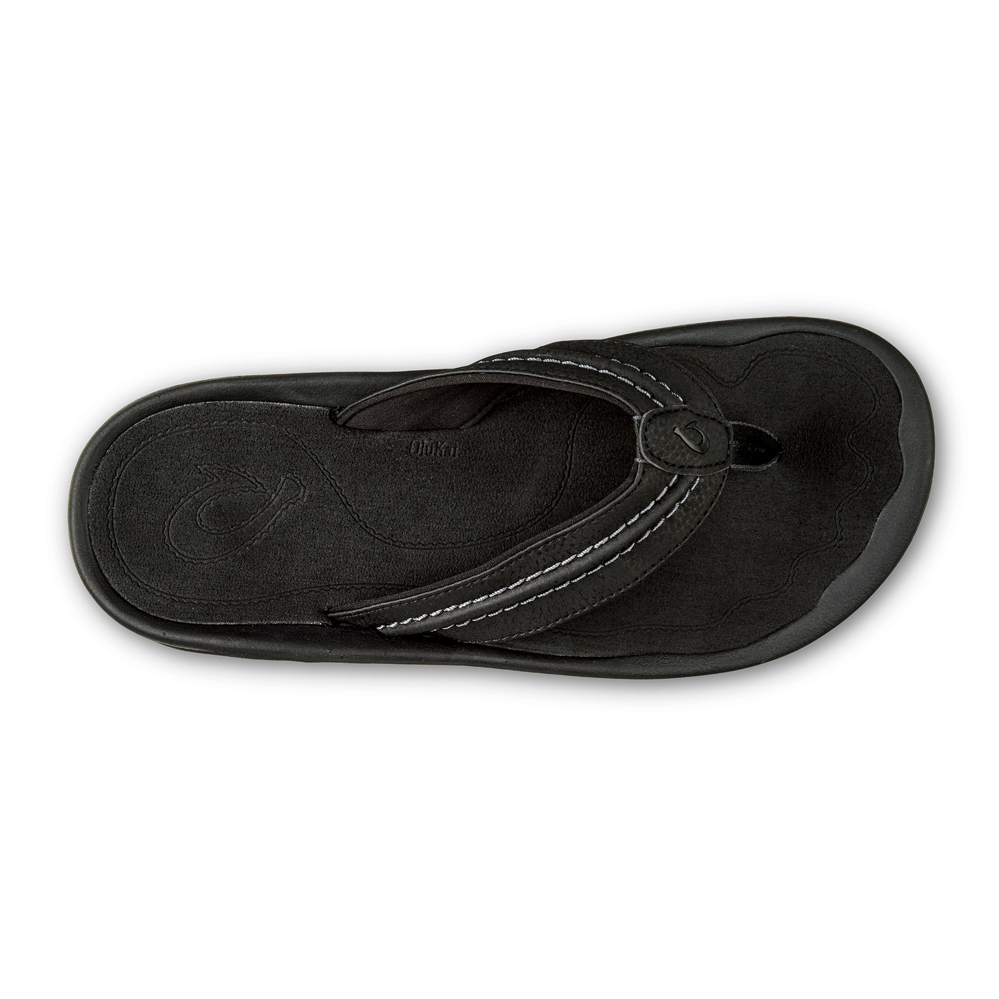 Hokua Men's Beach Sandals - Dark Wood - Image 2