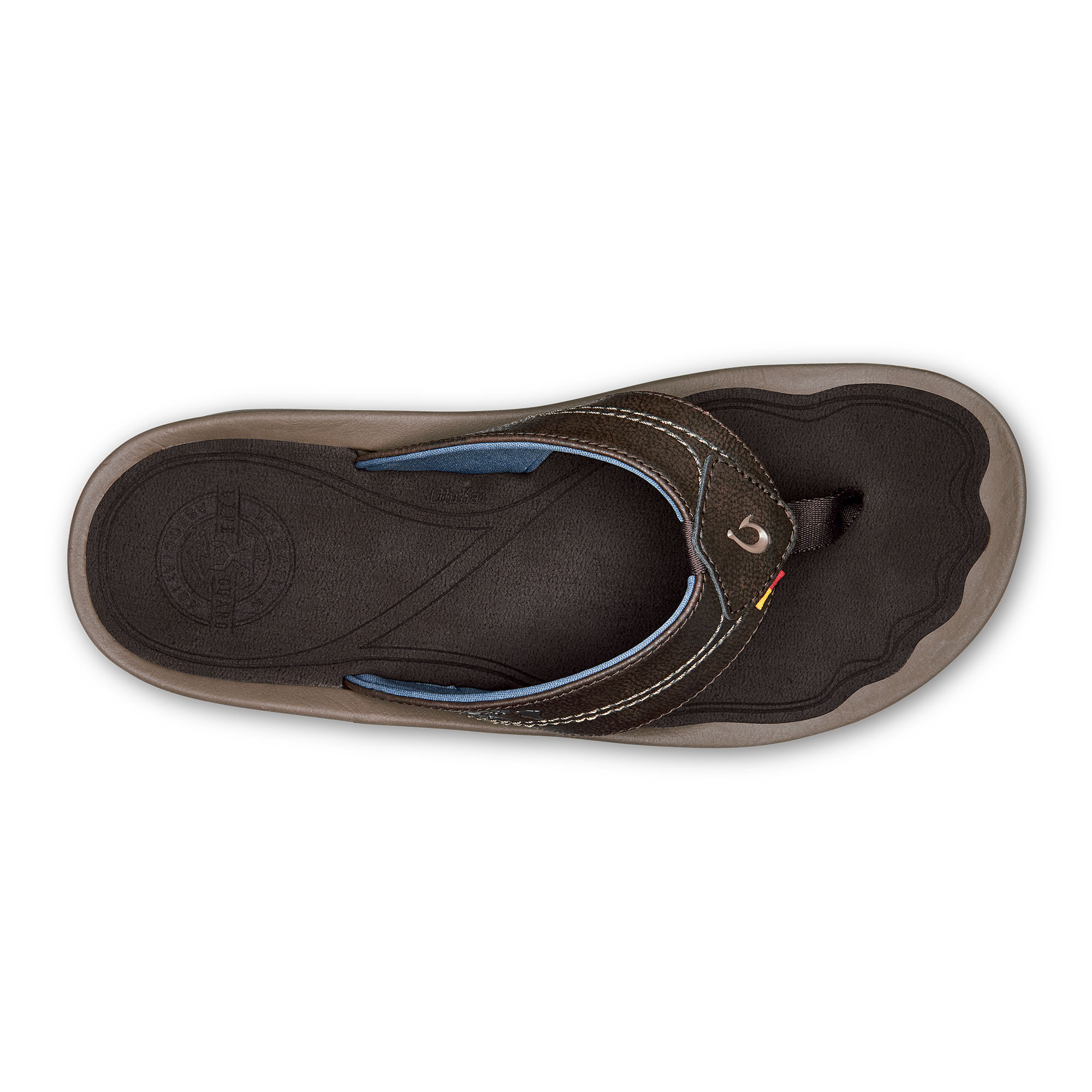 K p Men's Comfortable Beach Sandals - Espresso - Image 2