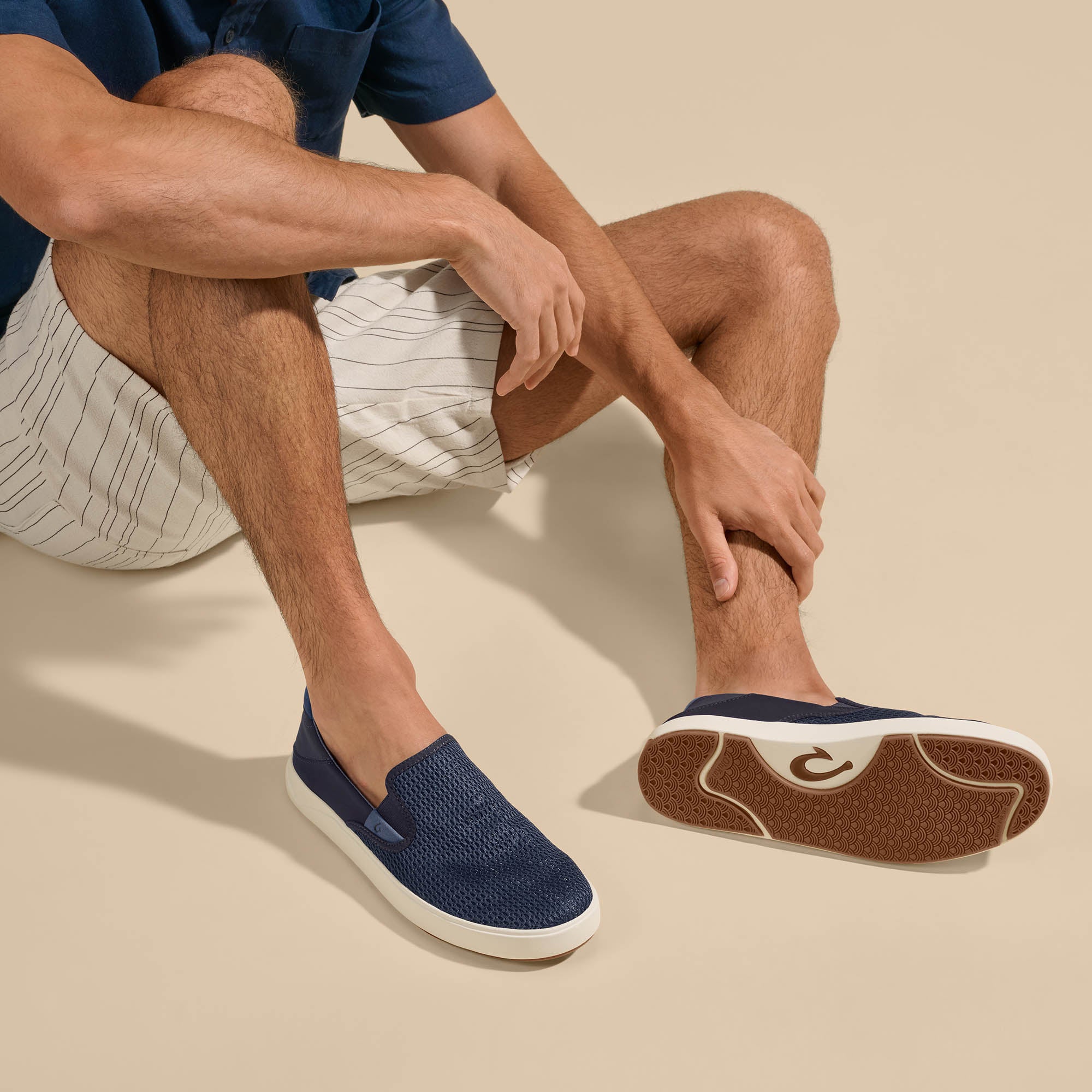 Lae'ahi Men's Slip-On Sneakers - Blue Depth - Image 5