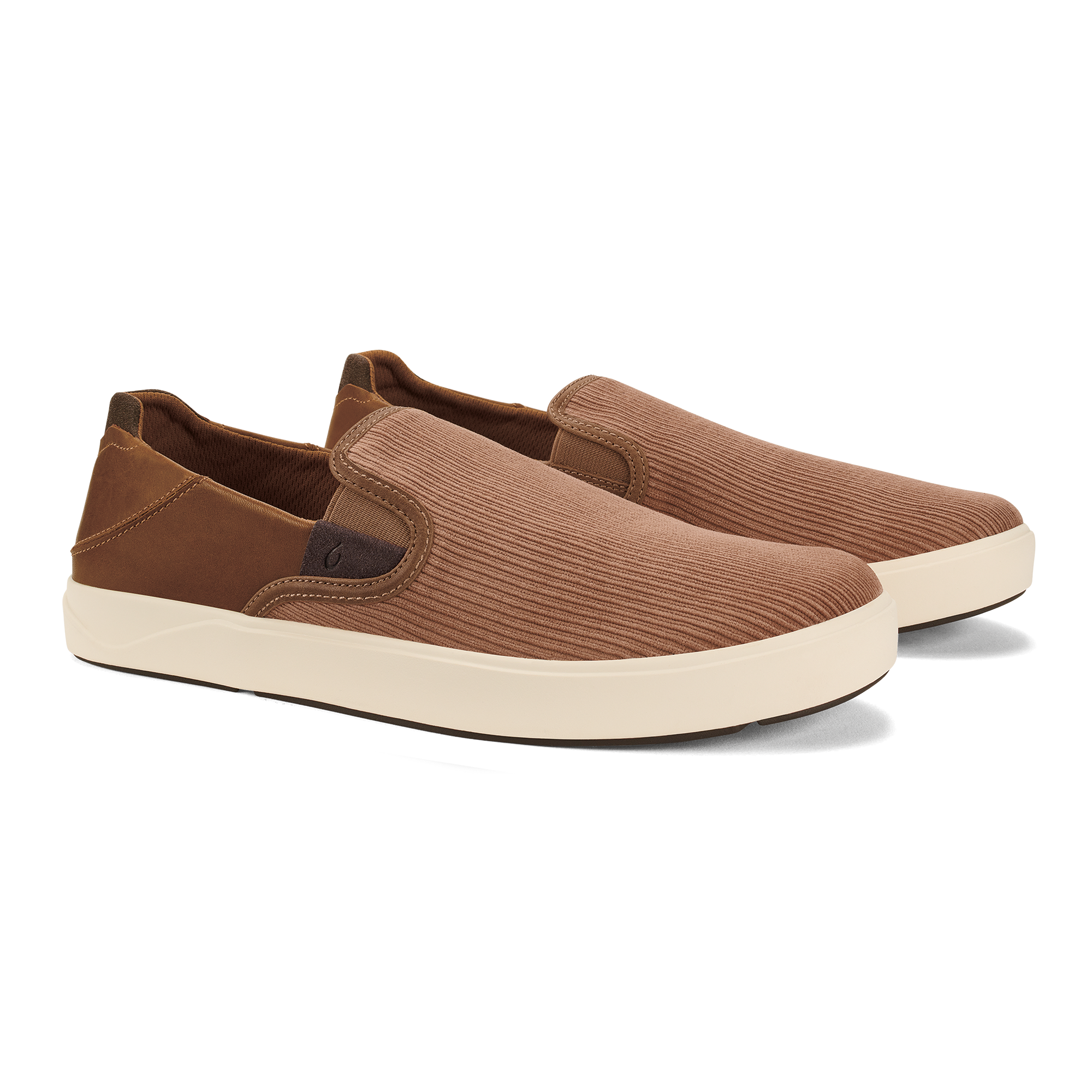 Lae'ahi Kapa Men's Slip-On Sneakers - Tan / Dark Wood - Image 5
