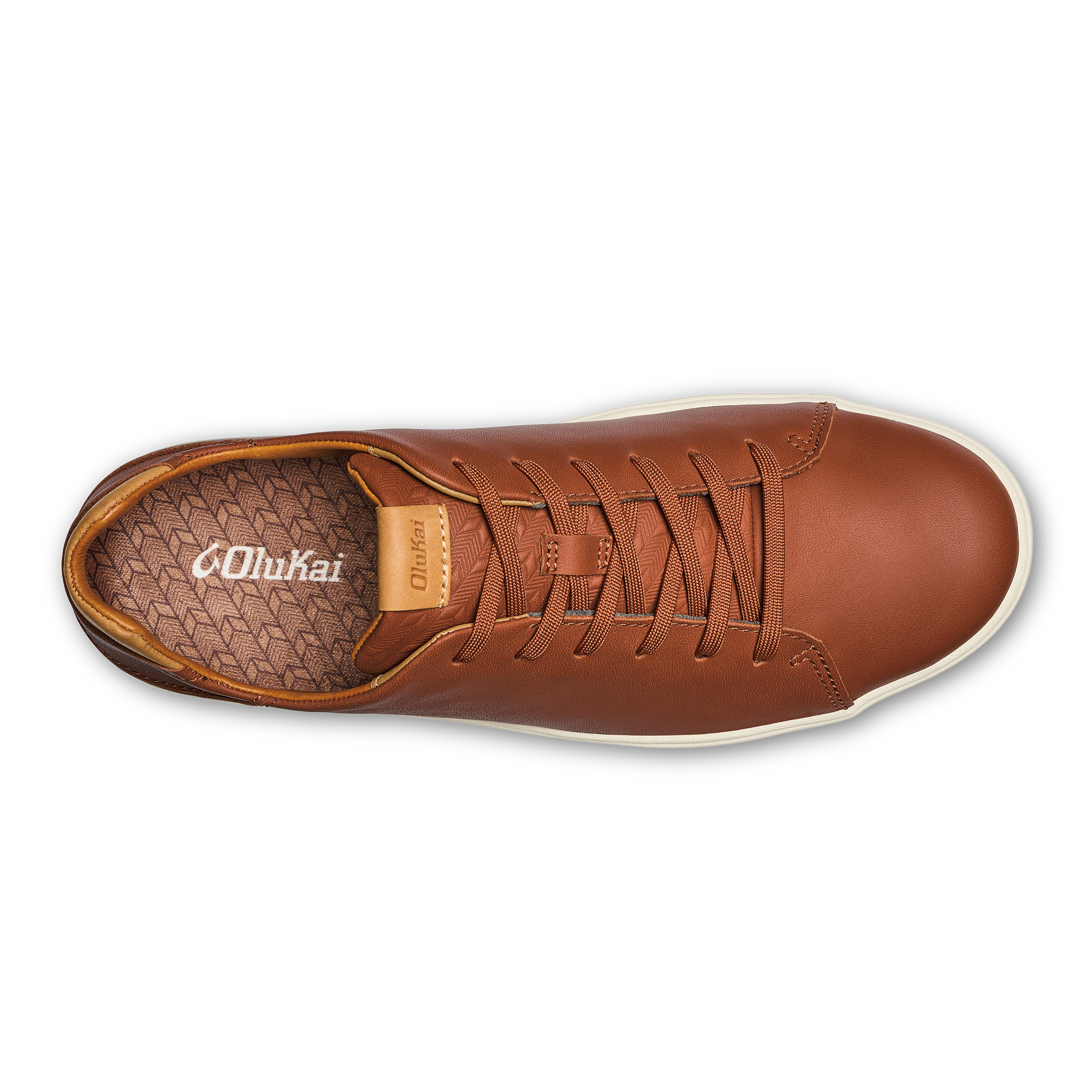 Lae'ahi L 'Ili Men's Leather Sneakers - Kukui Brown - Image 7