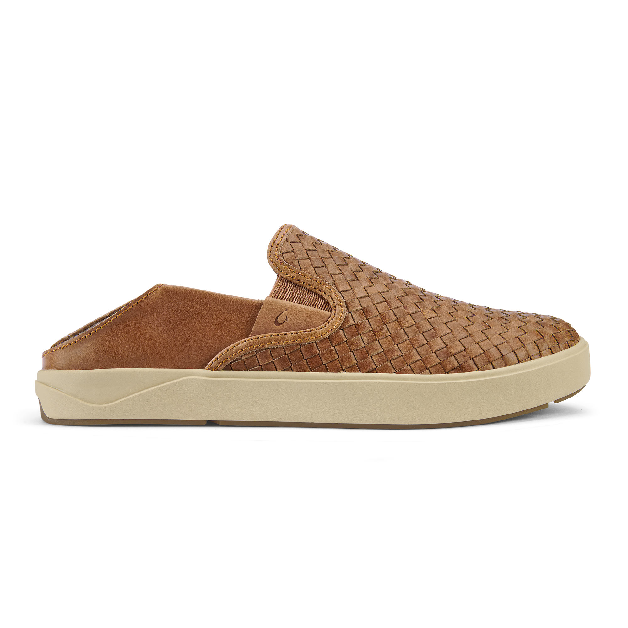 Lae'ahi Lauhala Men's Leather Slip-On Sneakers - Fox - Image 4