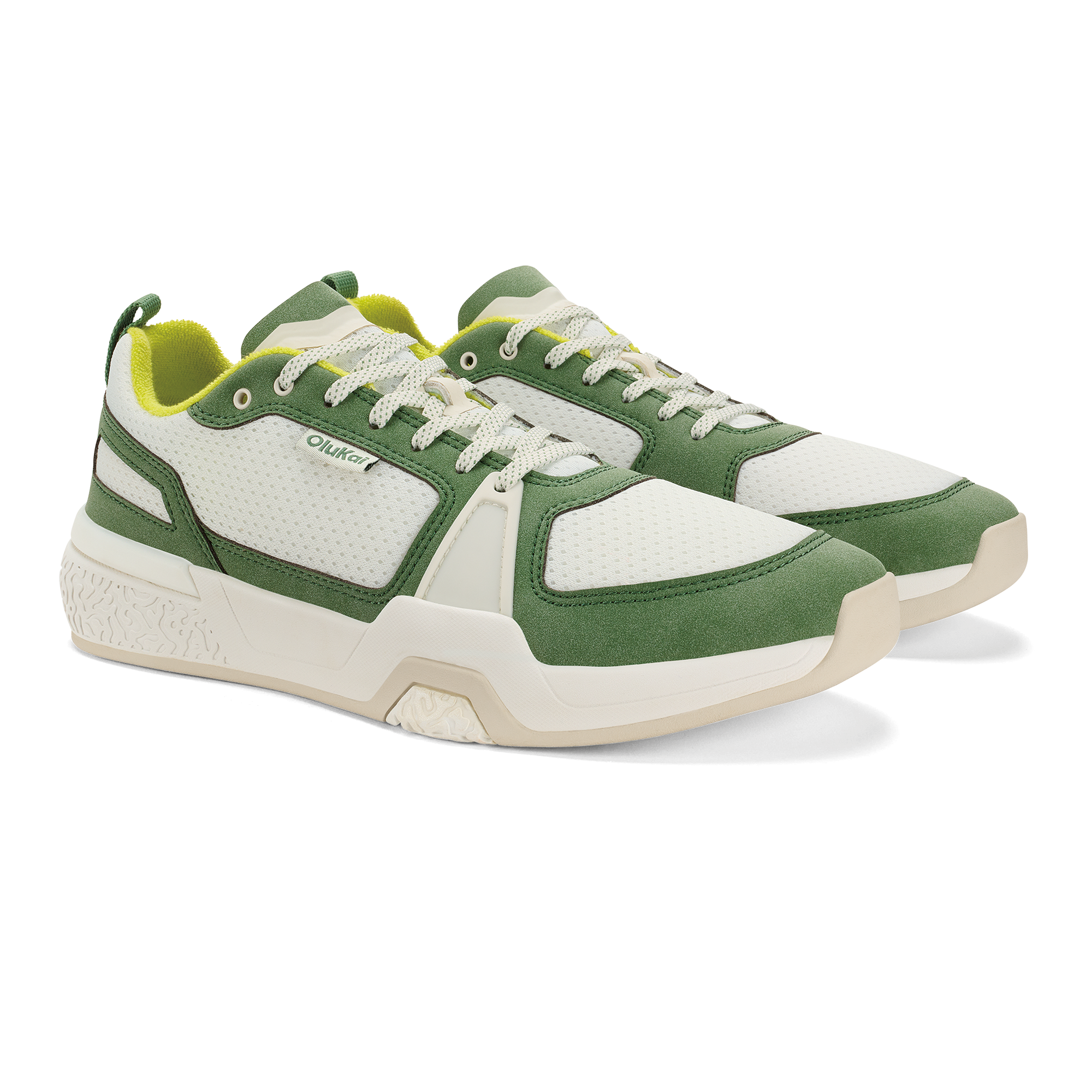 'Anau Men's Pickleball Shoes - Bright White / Leaf - Image 5