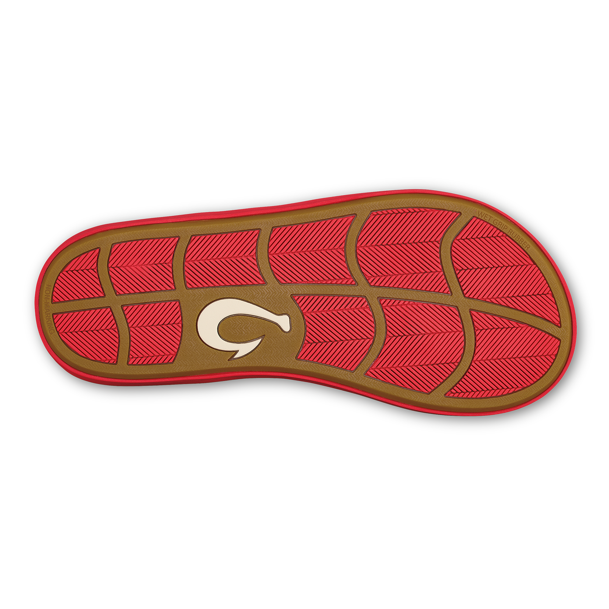 Ki'i Men's Water Ready Beach Sandals - Bright Red / Red Lava - Image 4