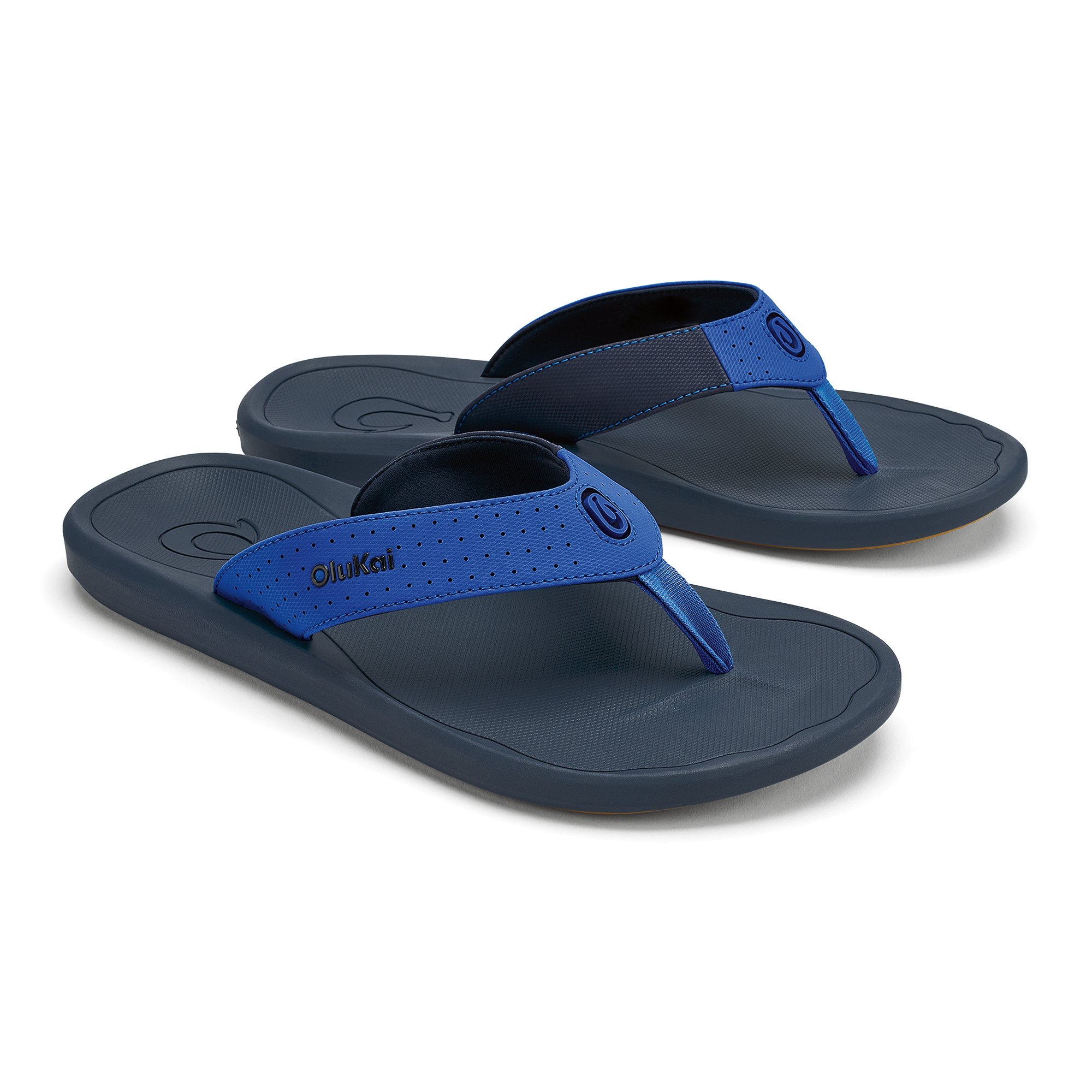 Ki'i Men's Water Ready Beach Sandals - Blossom / Mood Indigo - Image 2