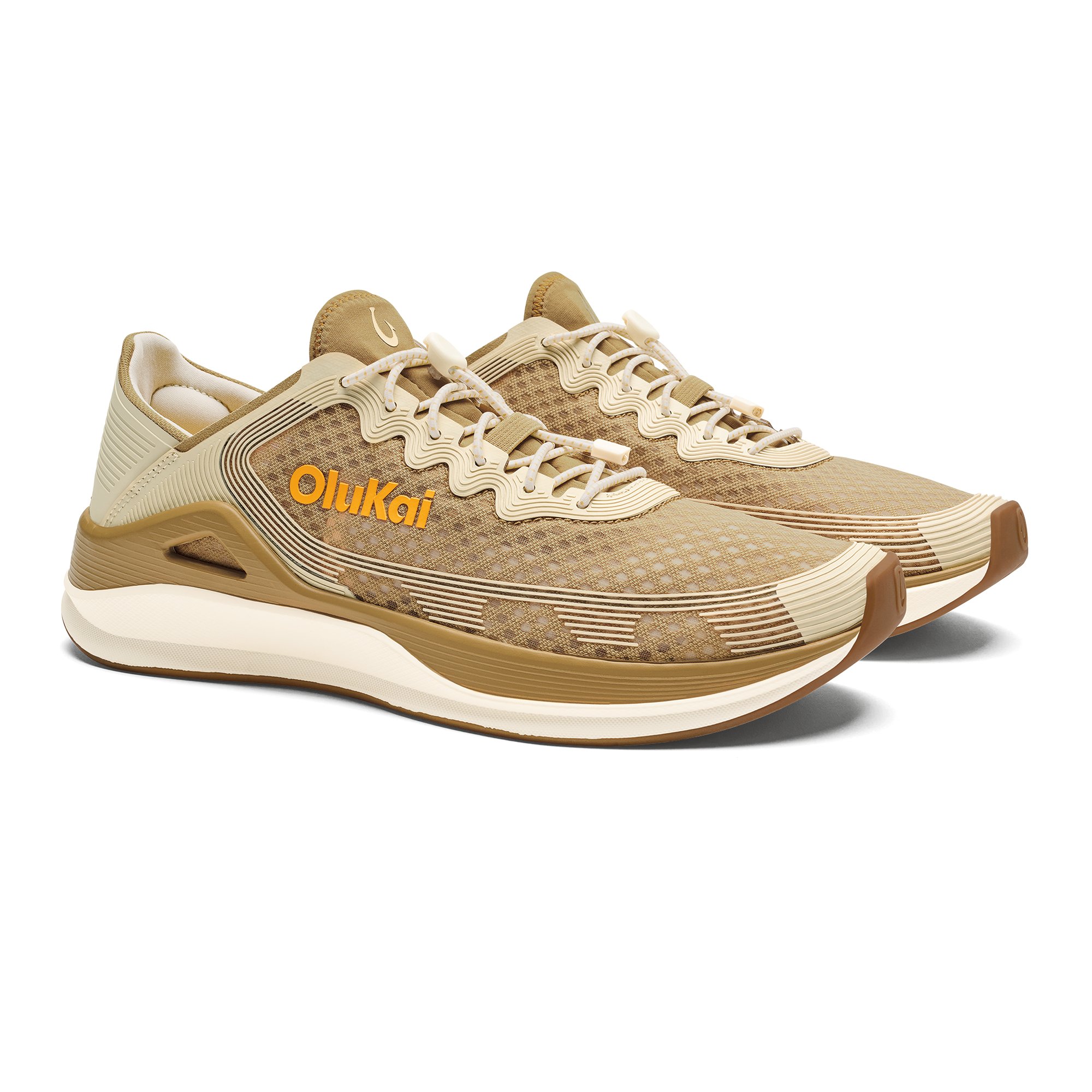 'Ahi Men's Water Boat Shoes - Tan / Tapa - Image 8