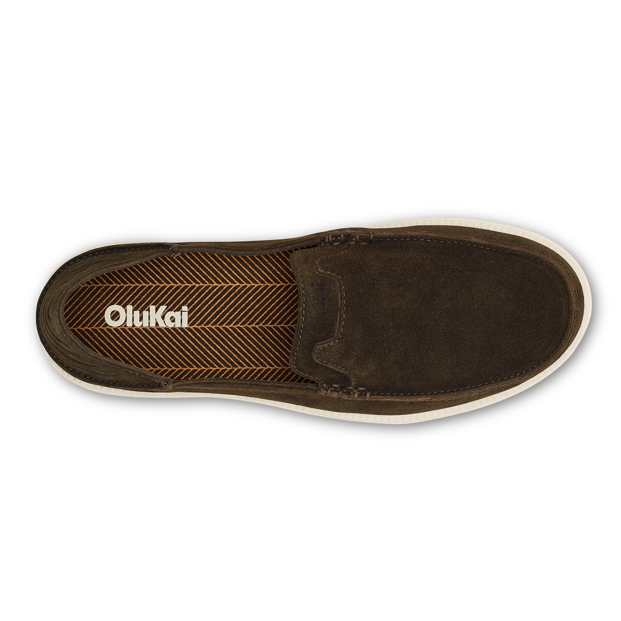 K kaha Nia Men's Suede Slip-On Shoes - Dark Wood - Image 6