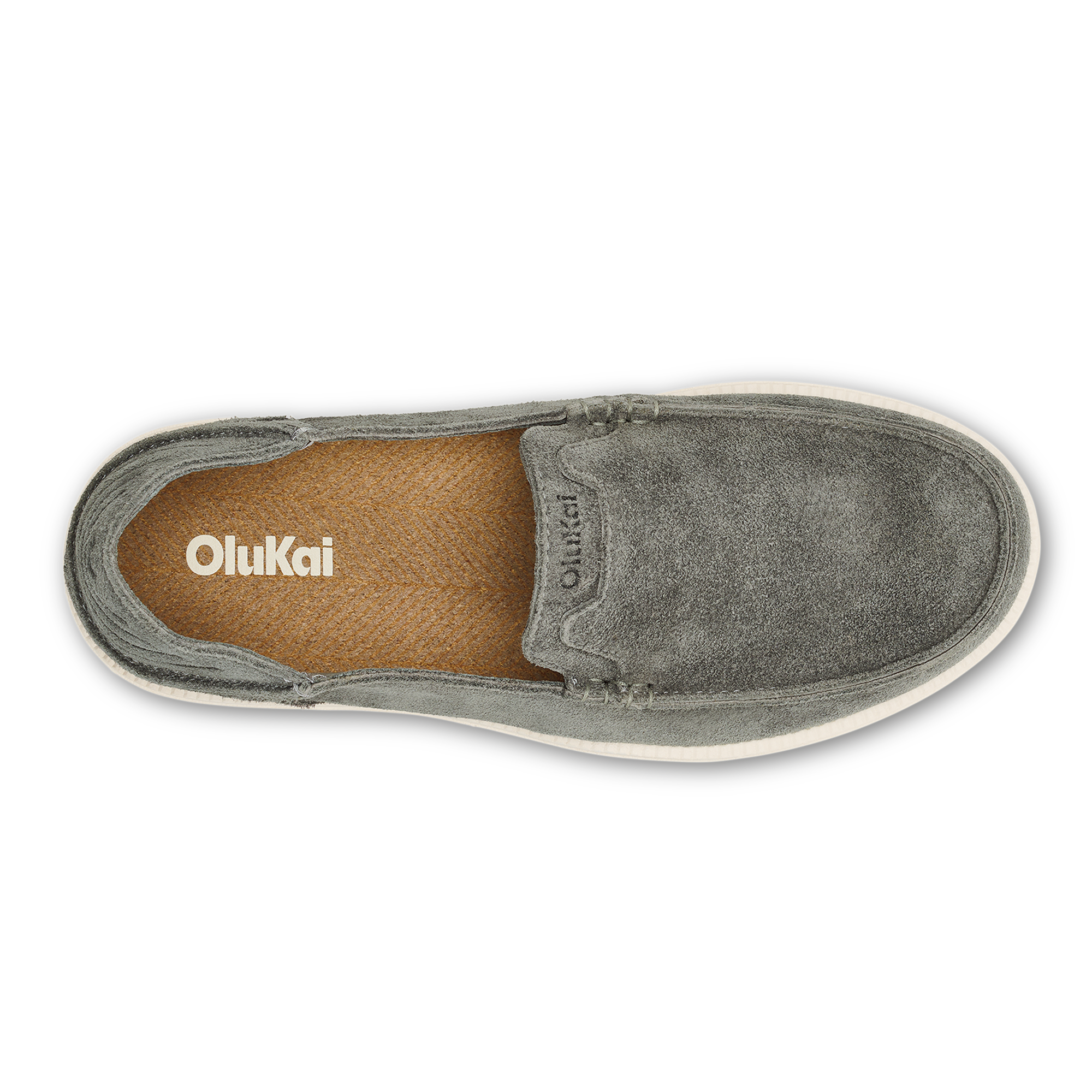 K kaha Nia Men's Suede Slip-On Shoes - Ash - Image 3