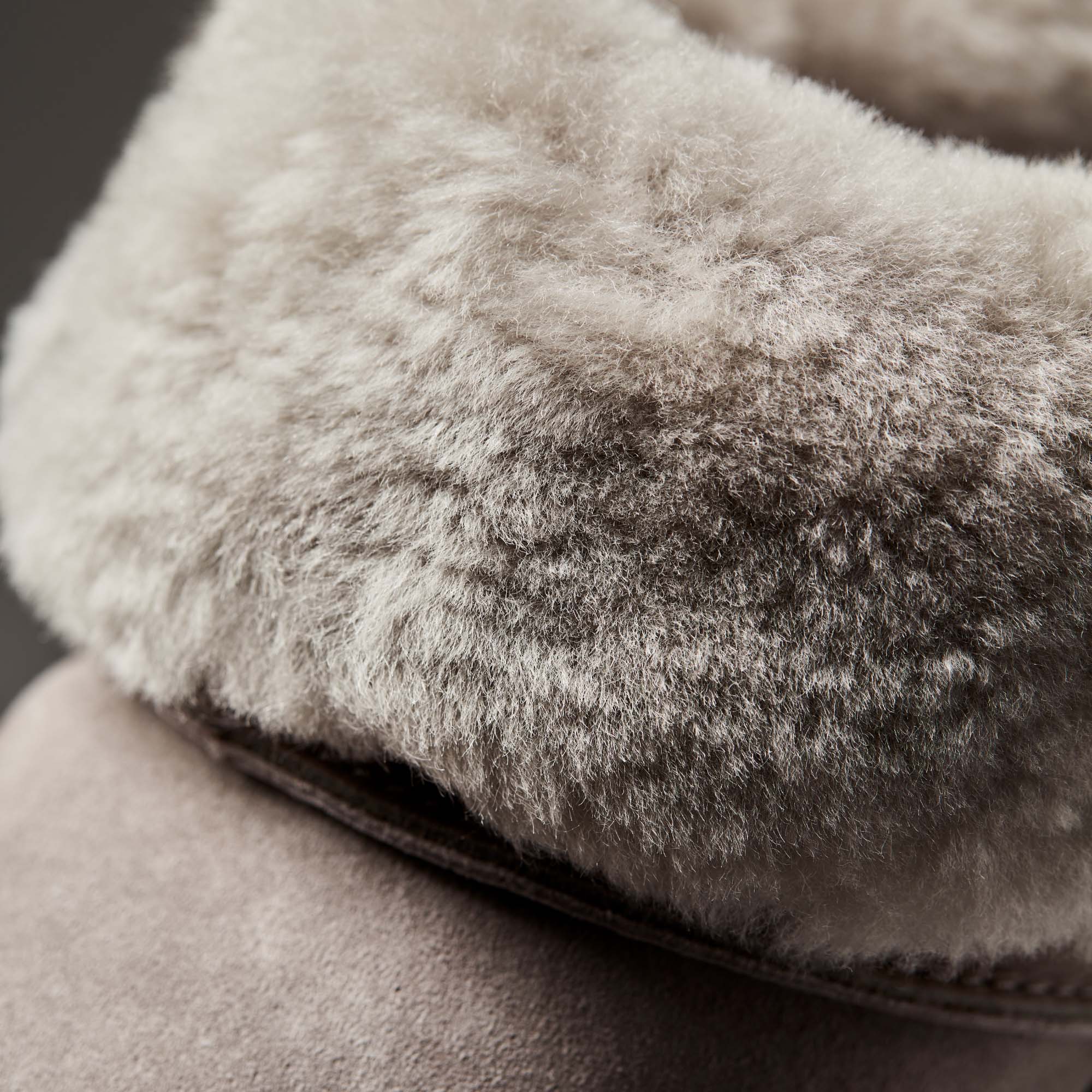 Ku'i Women's Fuzzy Slip-On Slippers - Fog - Image 3