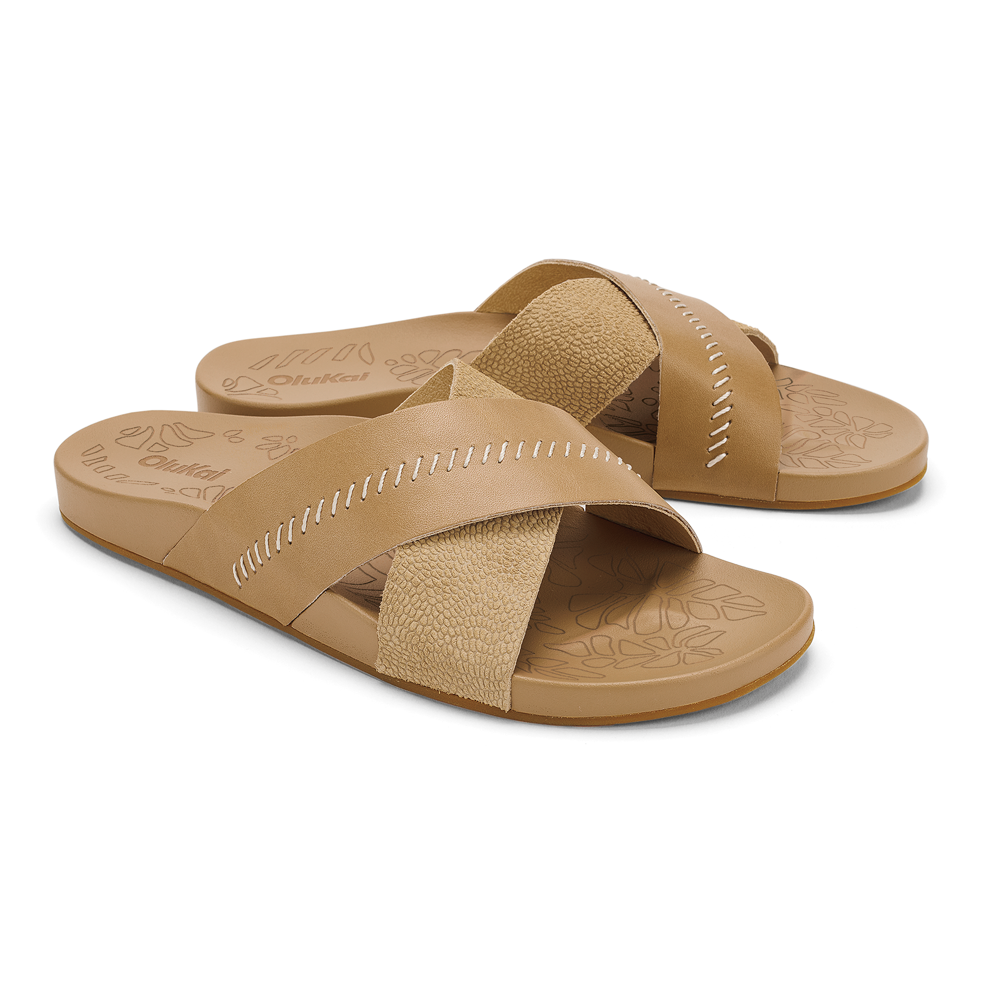 Kipe'a 'Olu Women's Slide Sandals - Warm Sand - Image 2