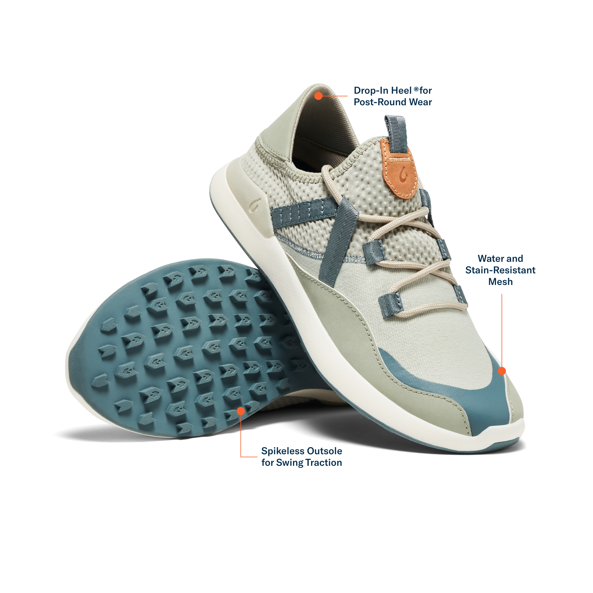 Kawela - Women's Golf Shoes - Sage / Dusk - Image 3