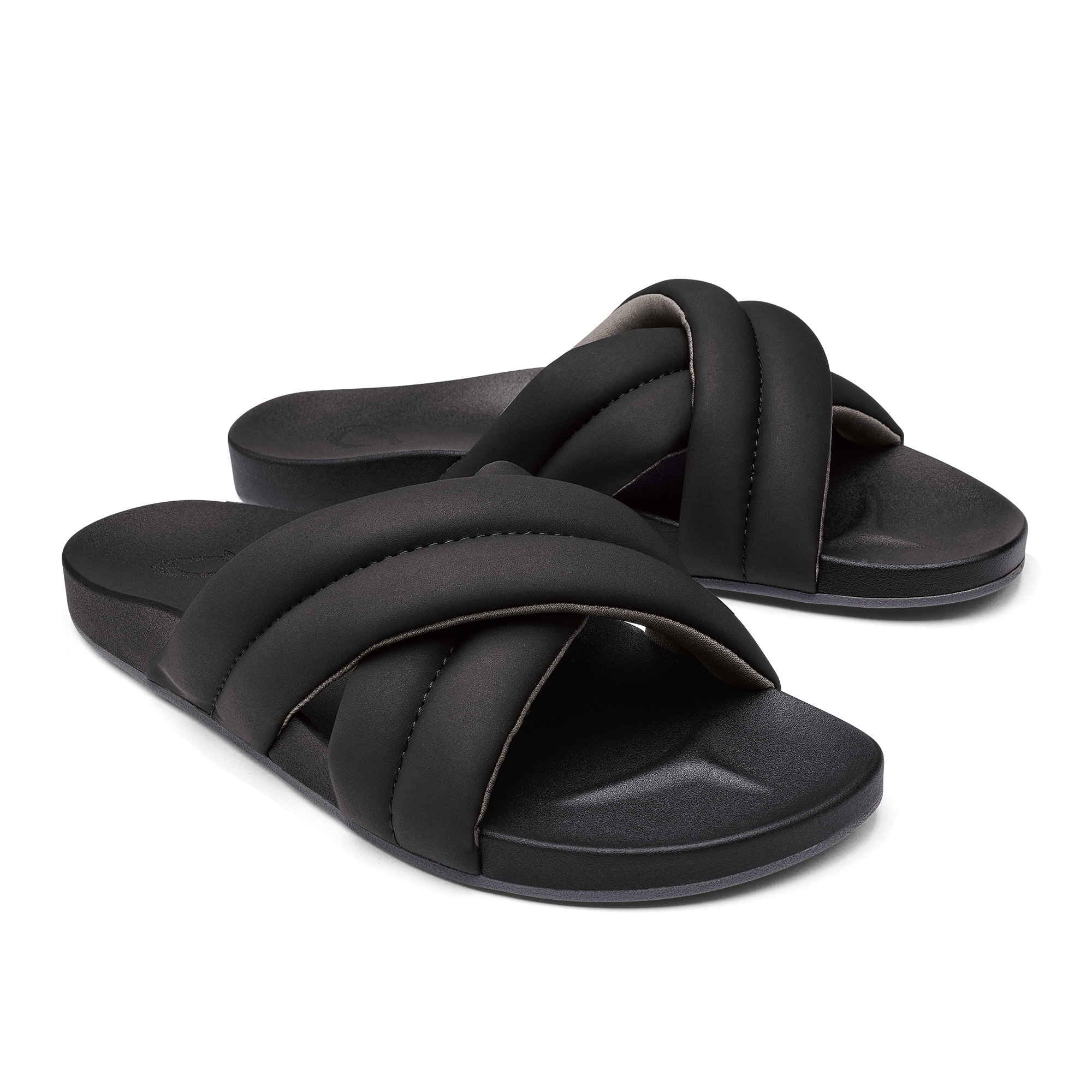 Hila Women's Beach Slide Sandals - Black - Image 4
