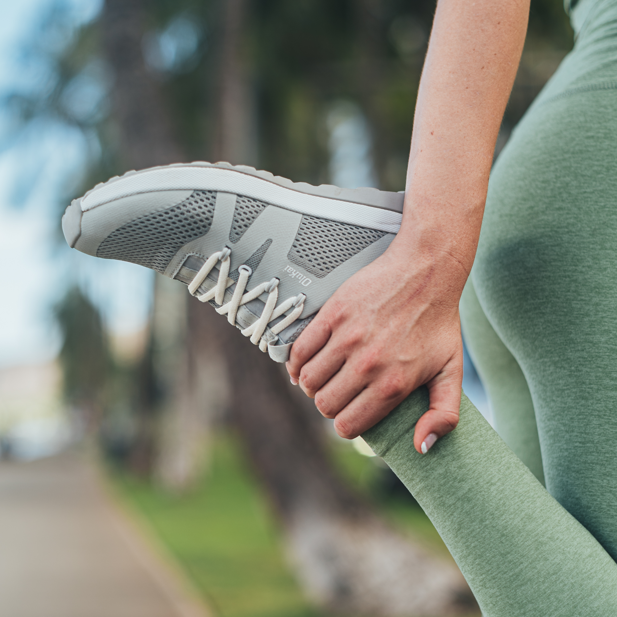 Huia Women's Athleisure Shoes - Pale Grey - Image 4