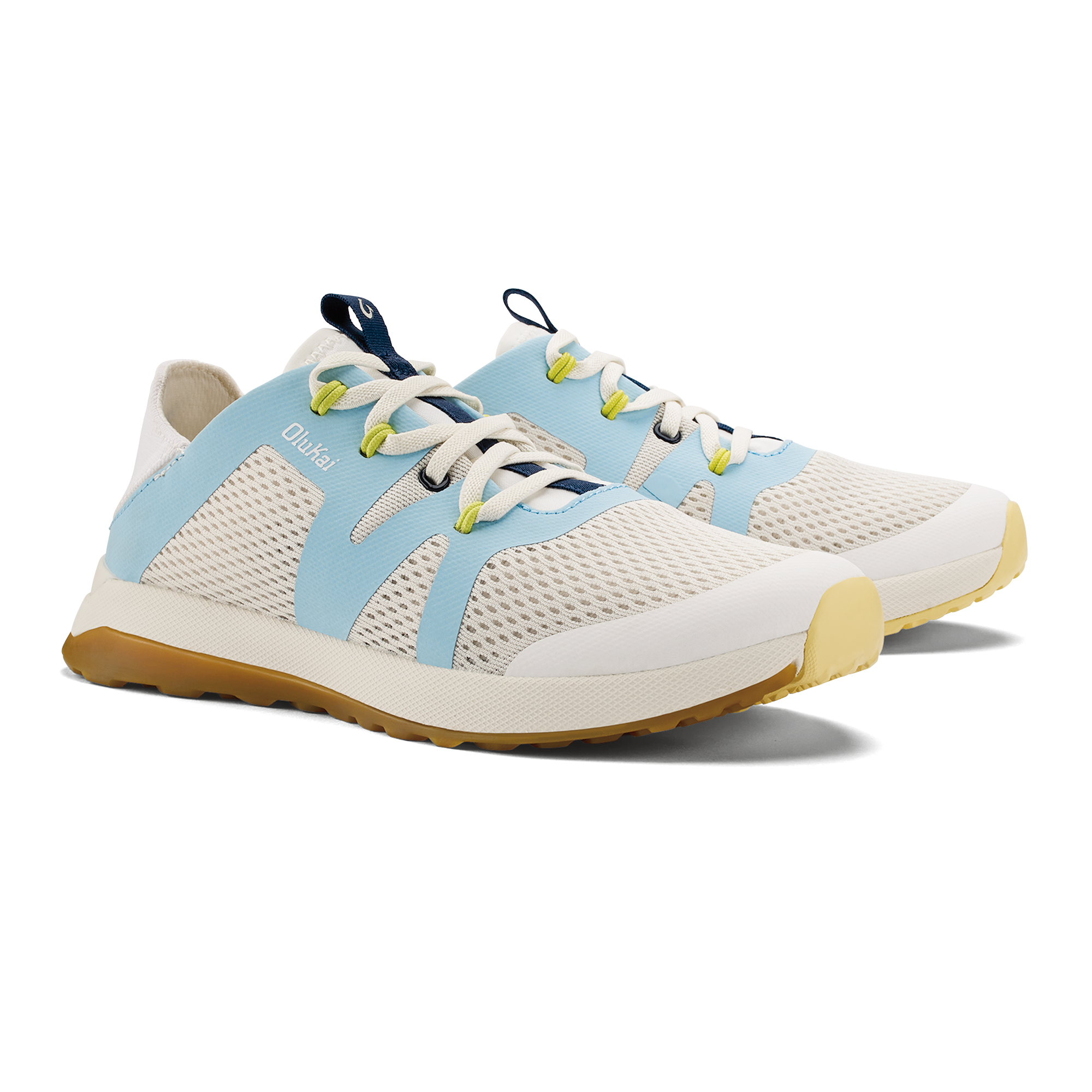 Huia Women's Athleisure Shoes - White Sand / Misty Blue - Image 6