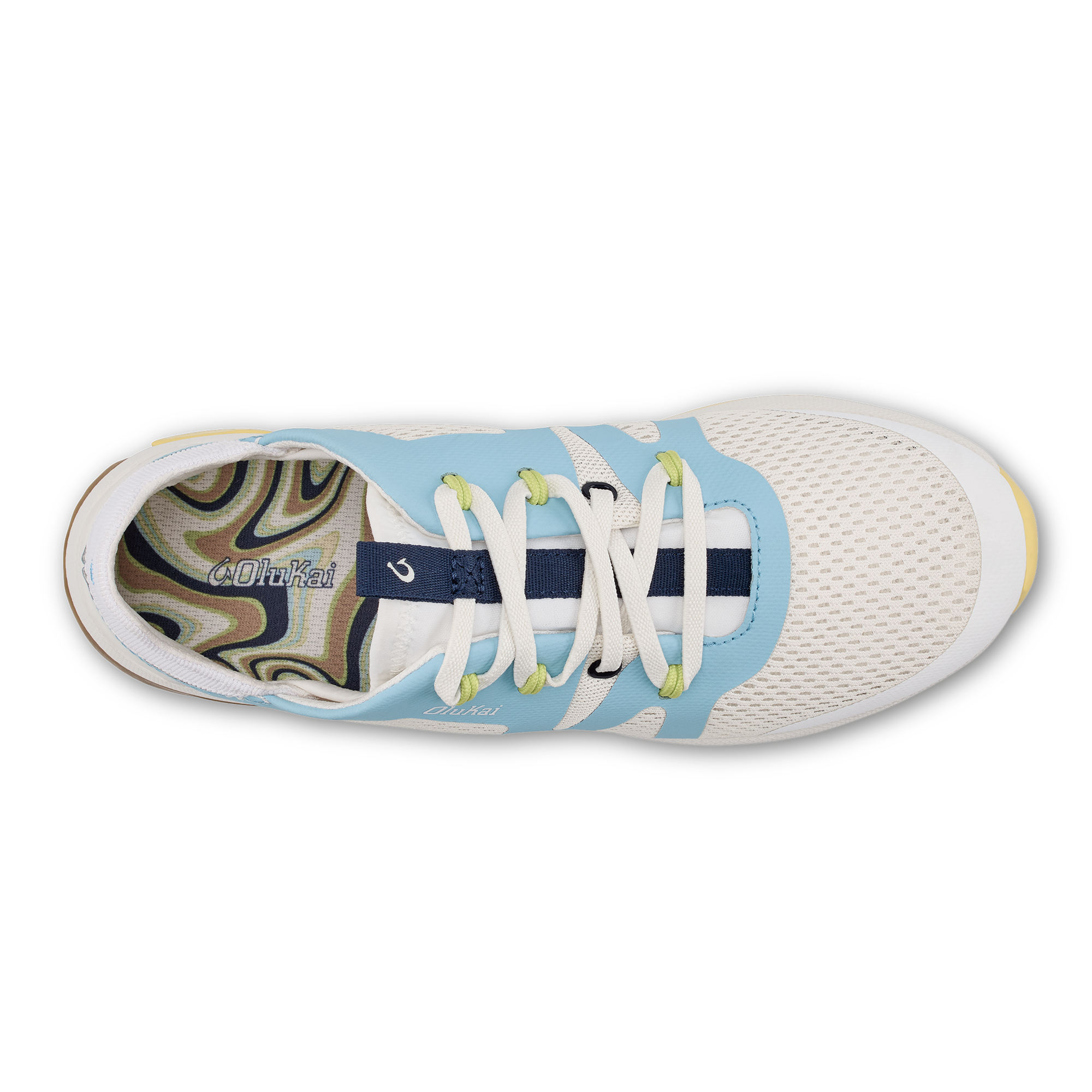 Huia Women's Athleisure Shoes - White Sand / Misty Blue - Image 7