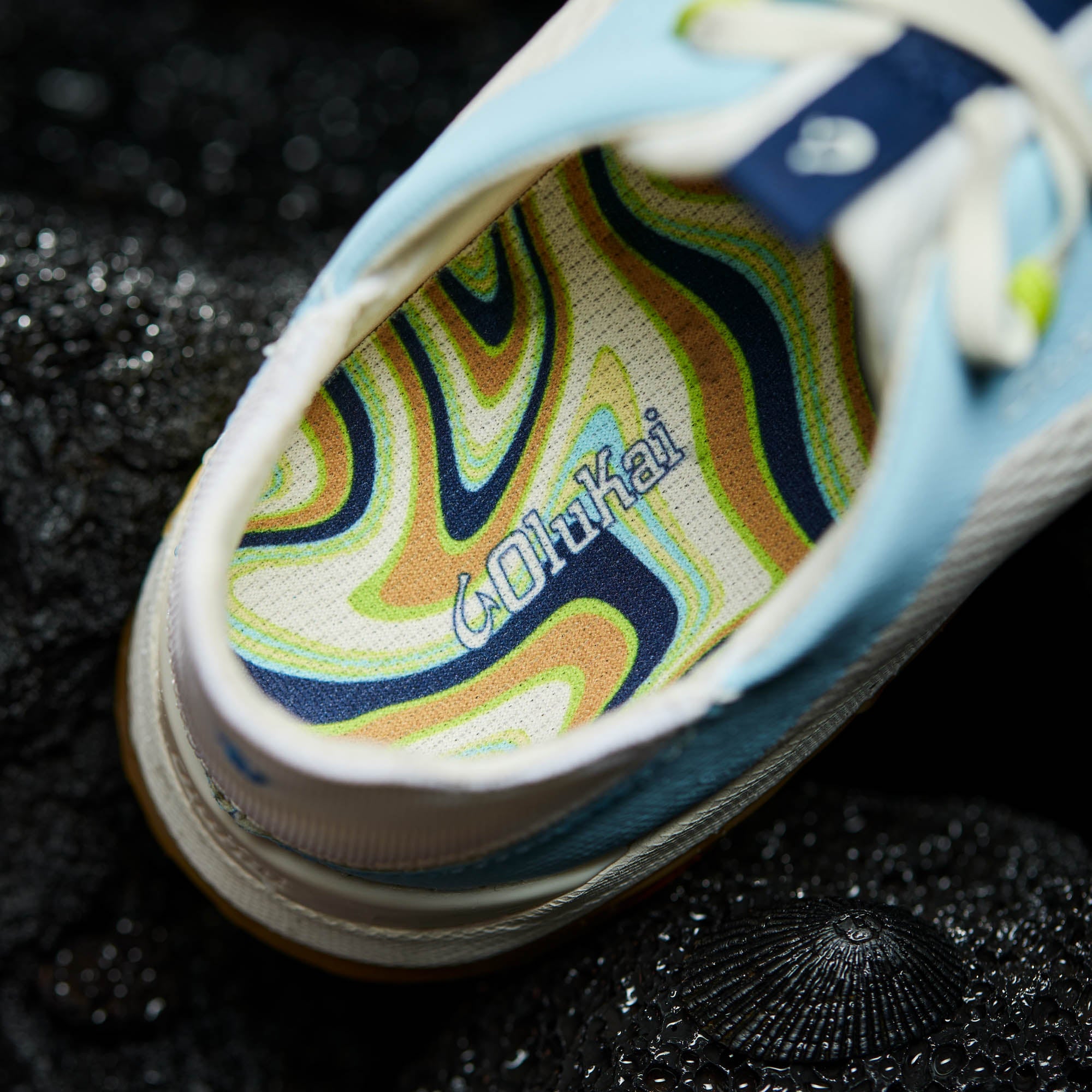 Huia Women's Athleisure Shoes - White Sand / Misty Blue - Image 5