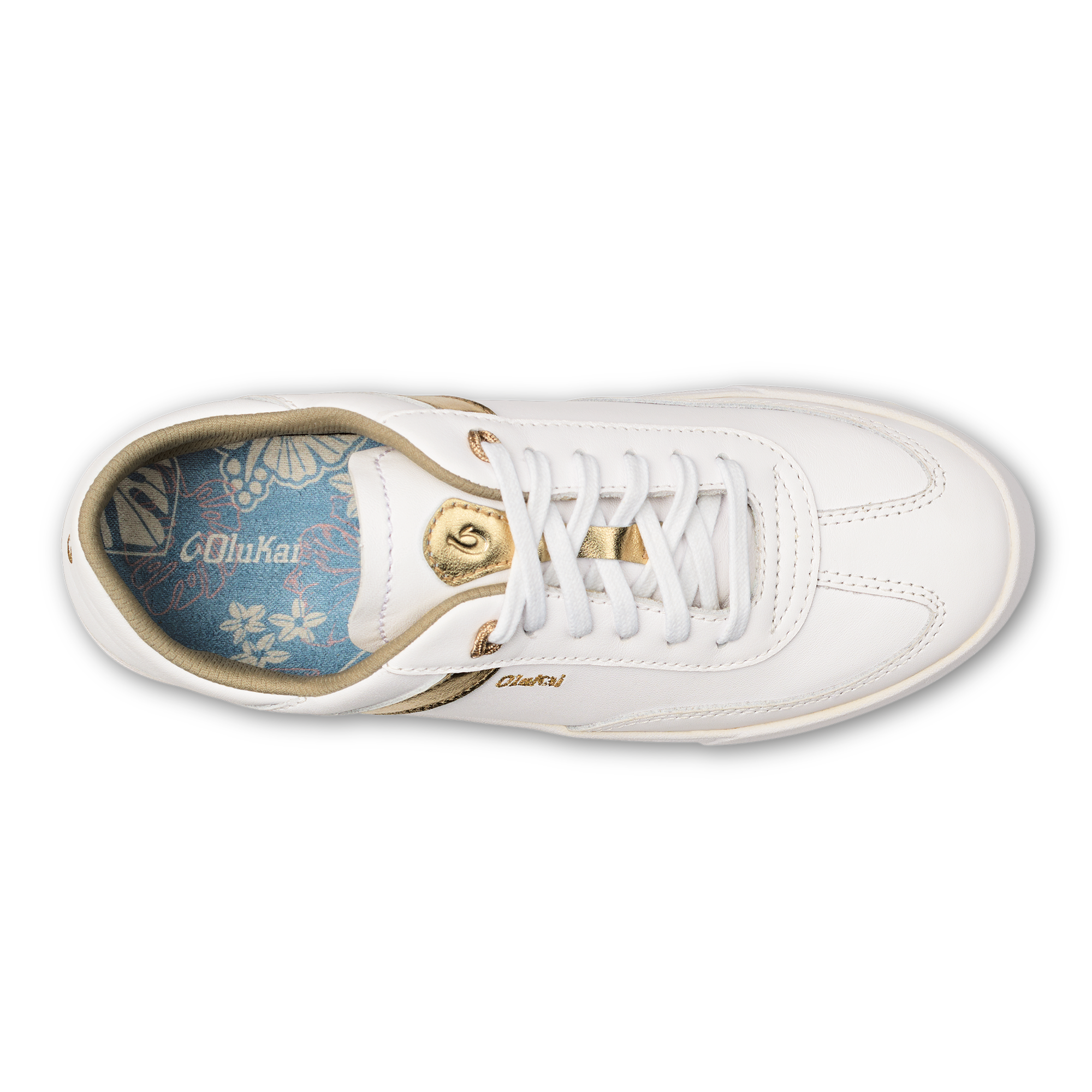 Ha 'upu Women's Leather Sneakers - White - Image 7