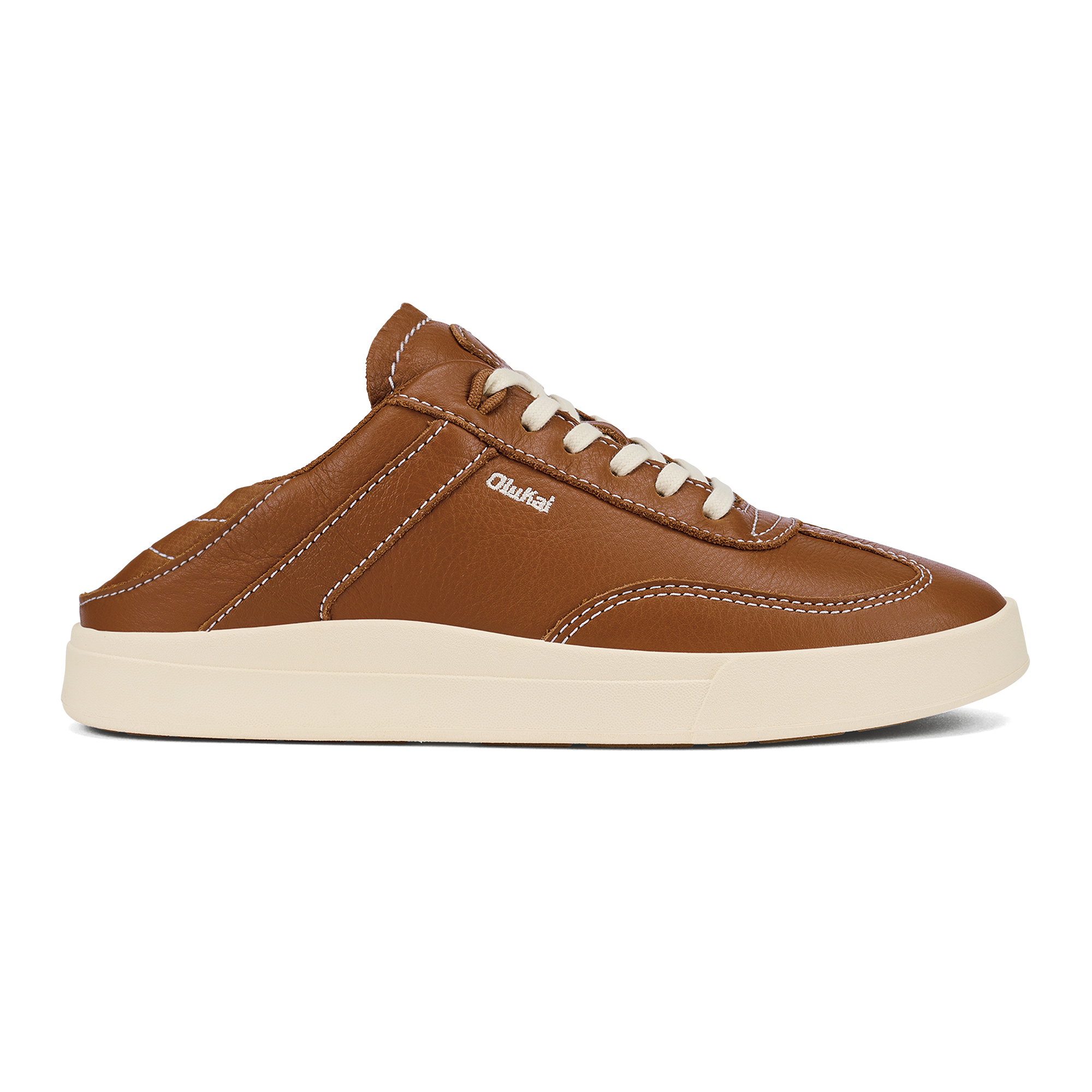 Ha 'upu Women's Leather Sneakers - Fox - Image 3