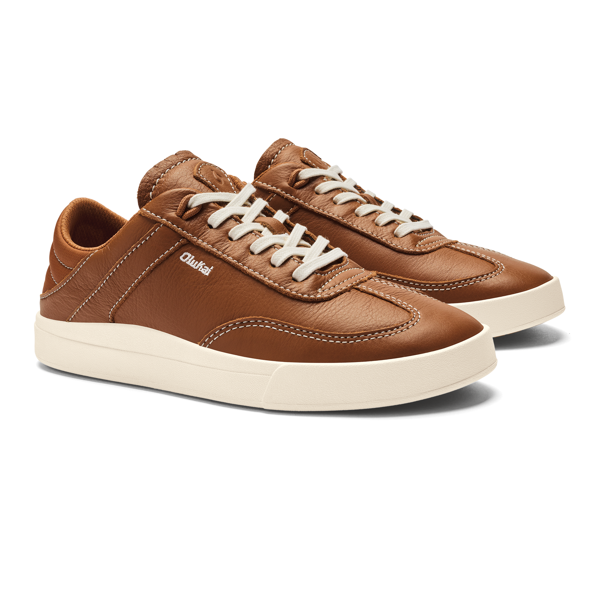Ha 'upu Women's Leather Sneakers - Fox - Image 7