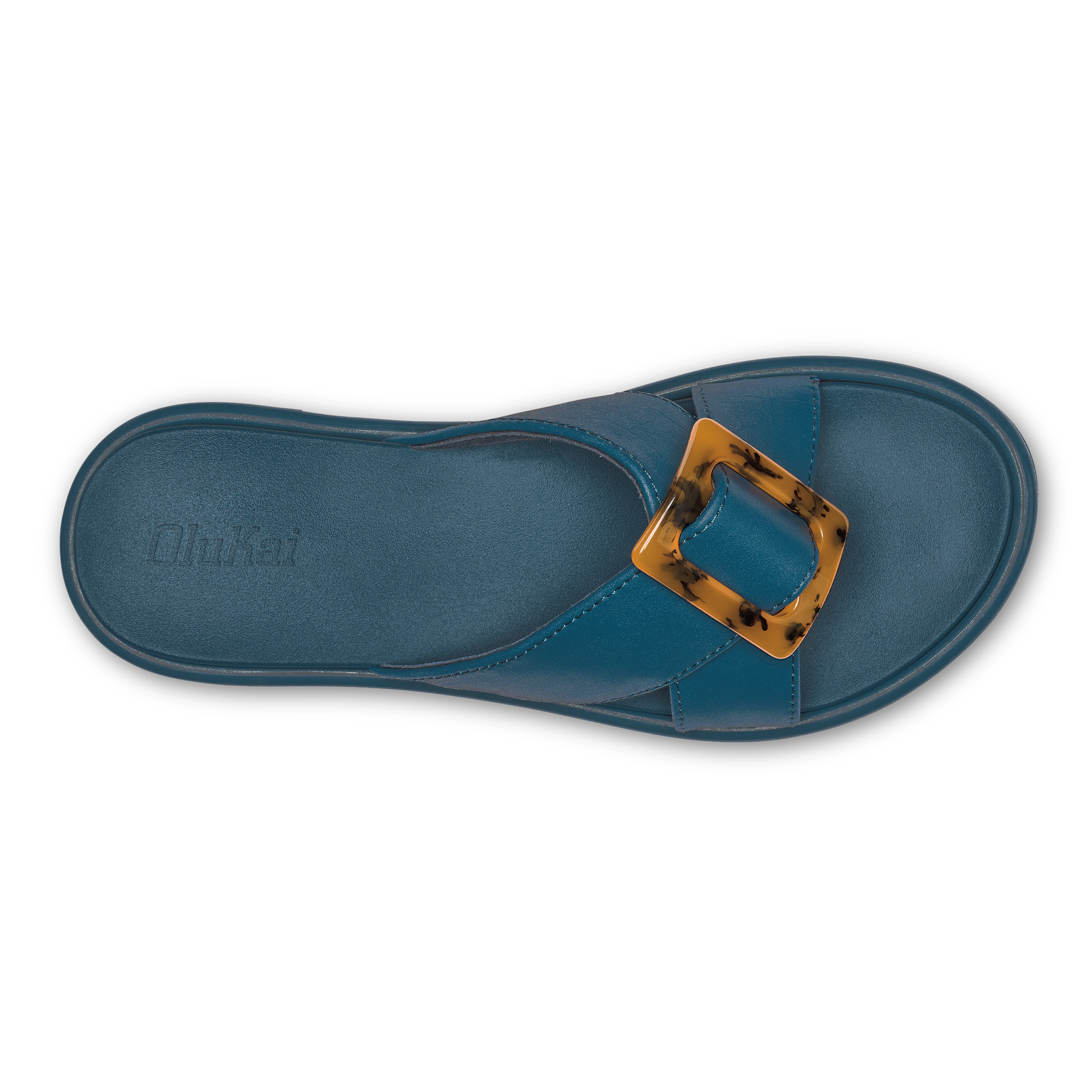 La'i Slide Women's Slide Beach Sandals - Lagoon - Image 7