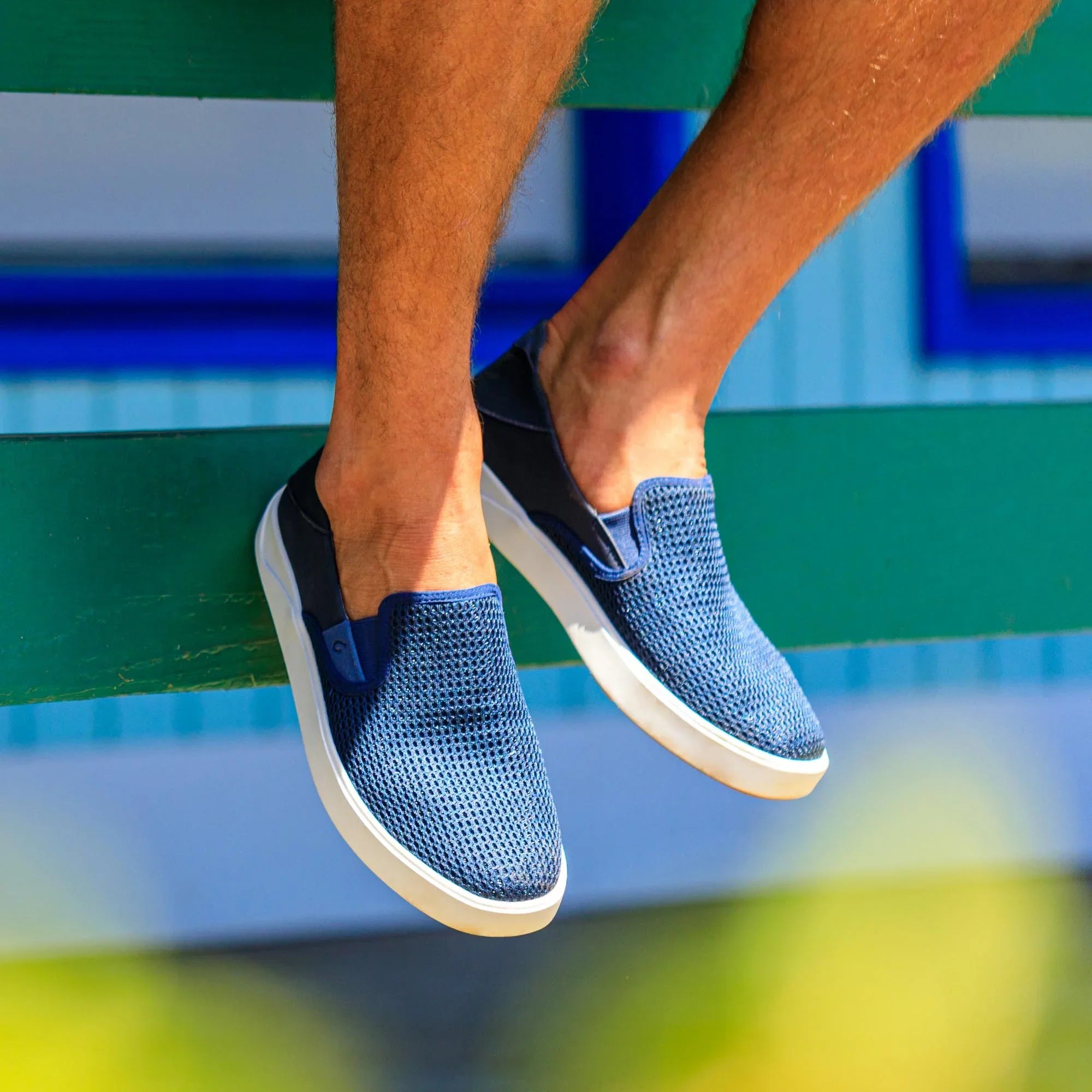 Lae'ahi Men's Slip-On Sneakers - Blue Depth - Image 4