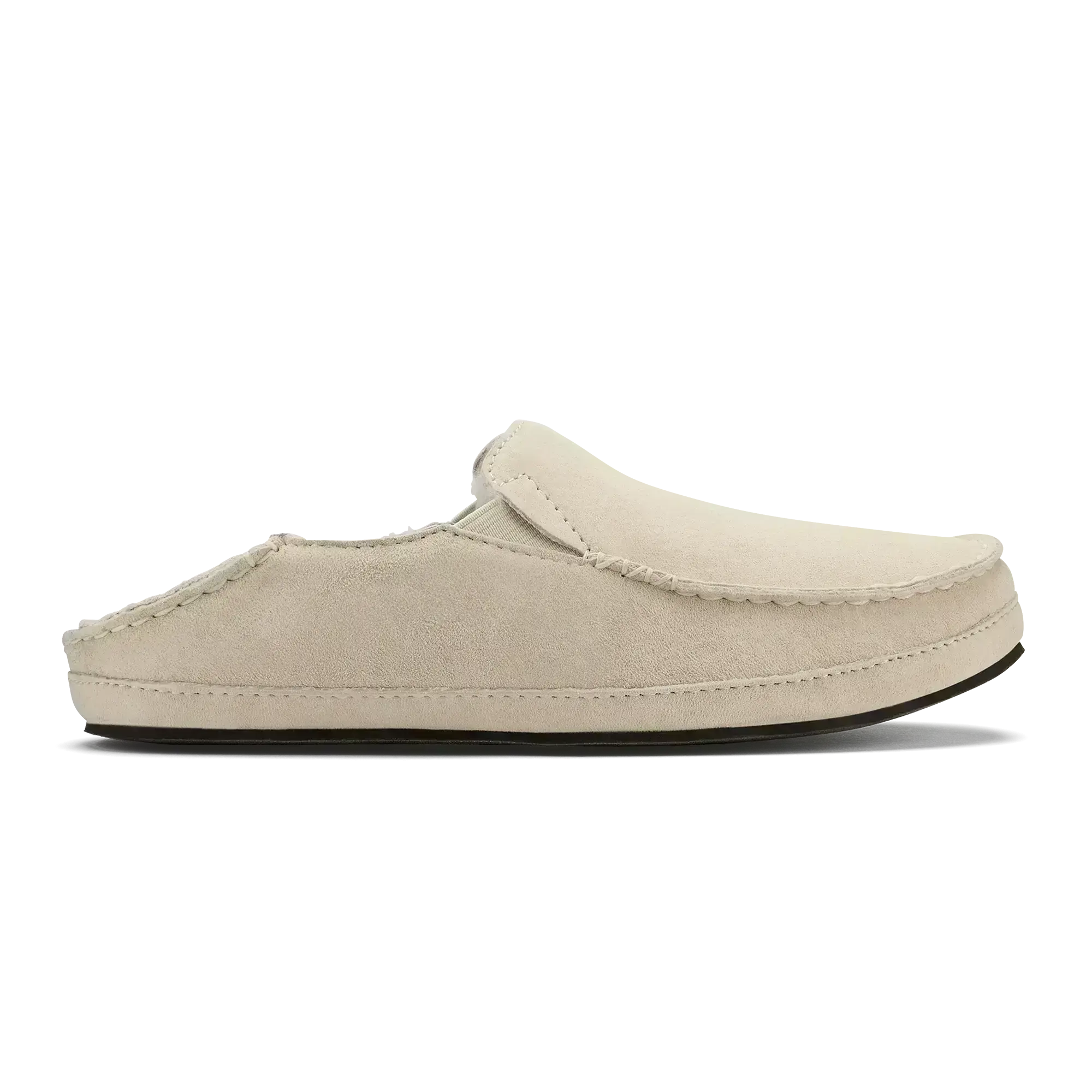 Nohea Women's Leather Slippers - Bone - Image 3