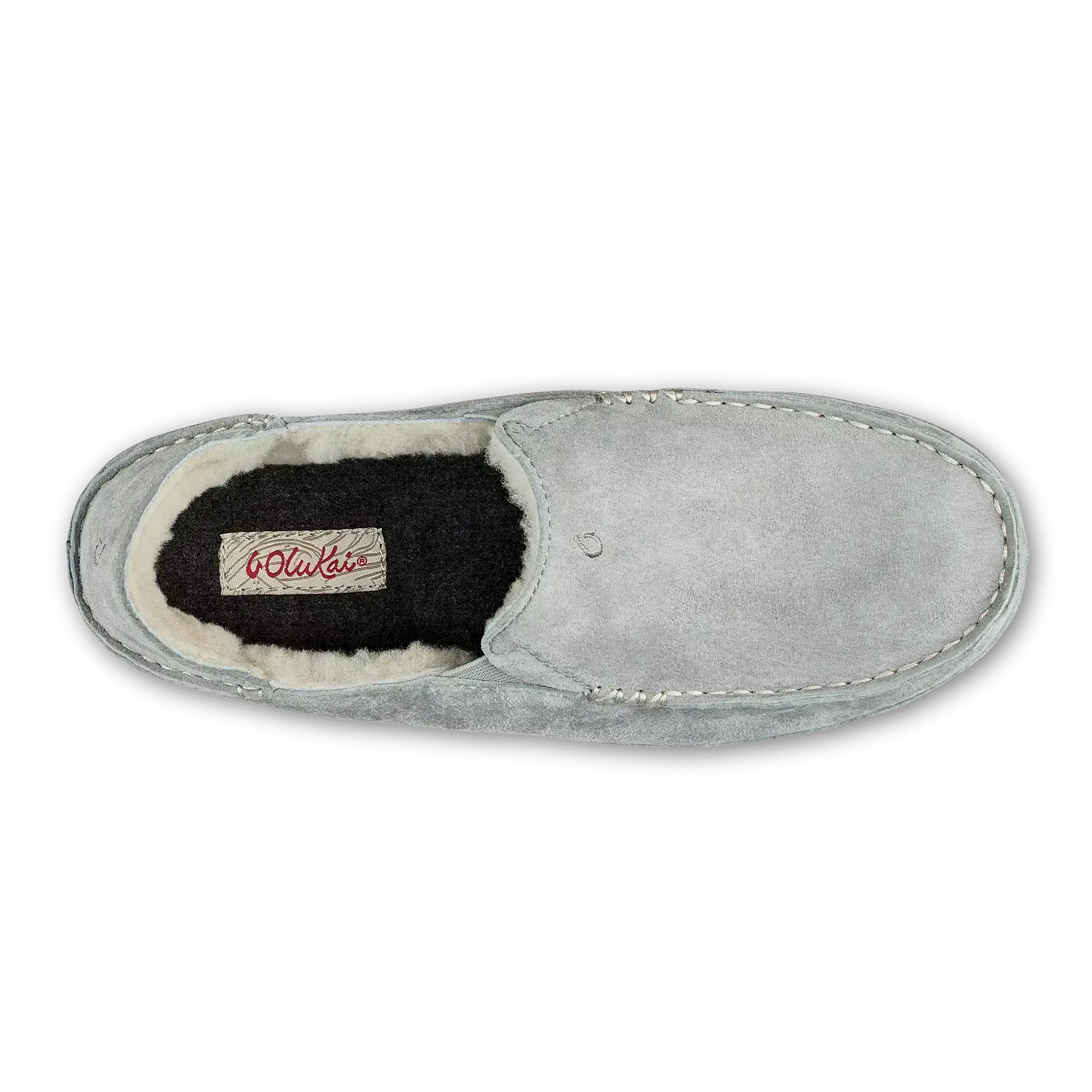 Nohea Women's Leather Slippers - Pale Grey - Image 6