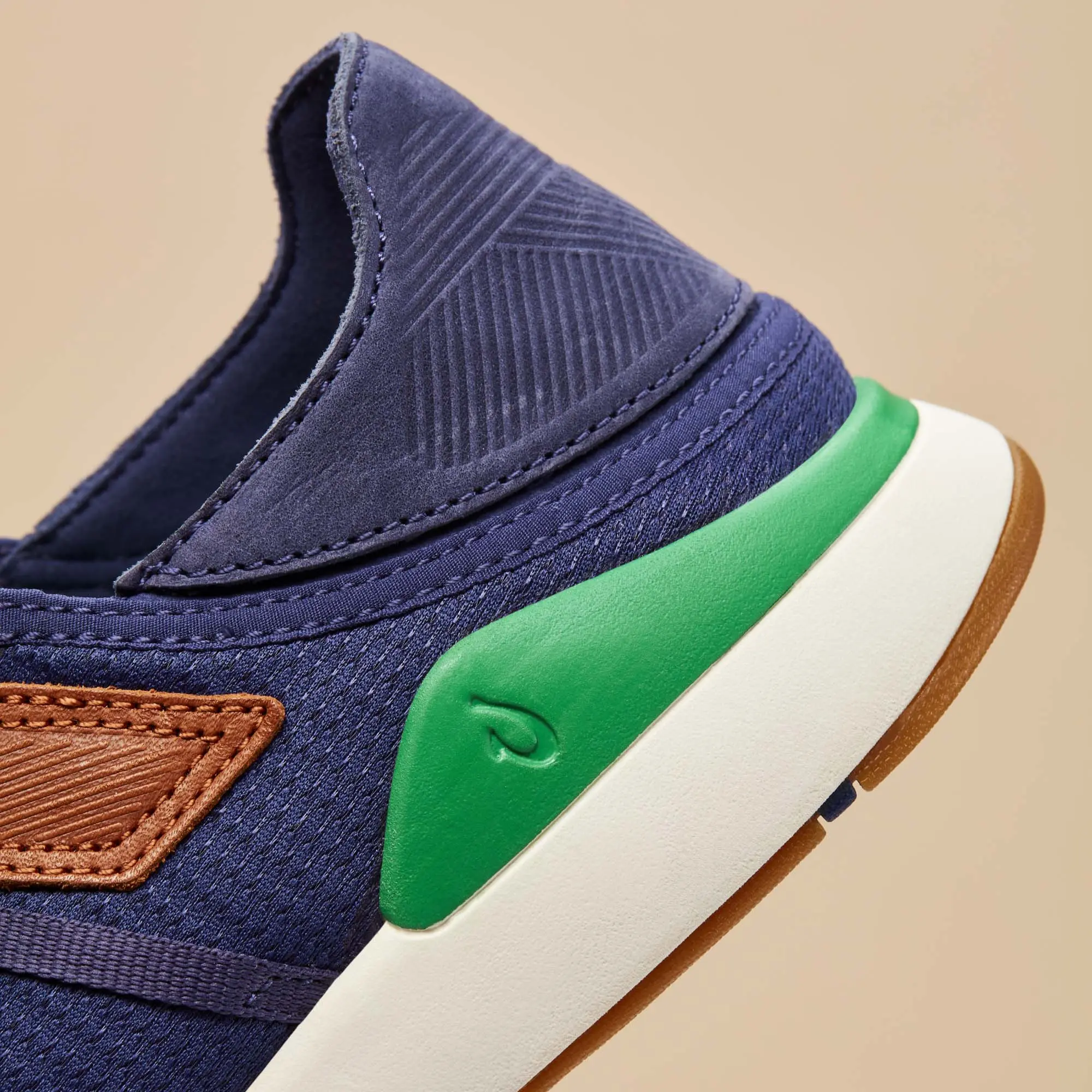 Mio L Men's Athletic Shoes - Navy / Bamboo - Image 6