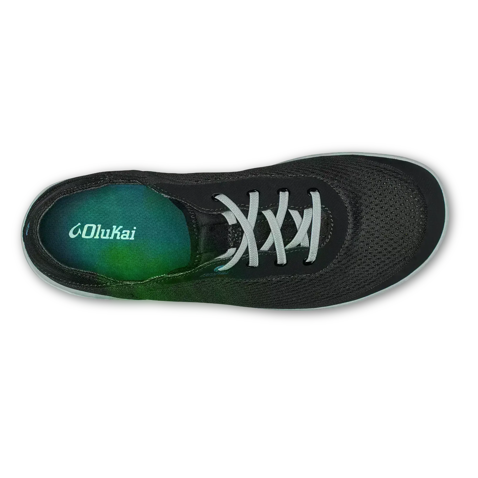 Moku Pae Men's Boat Shoes - Black / Blue Coral - Image 6