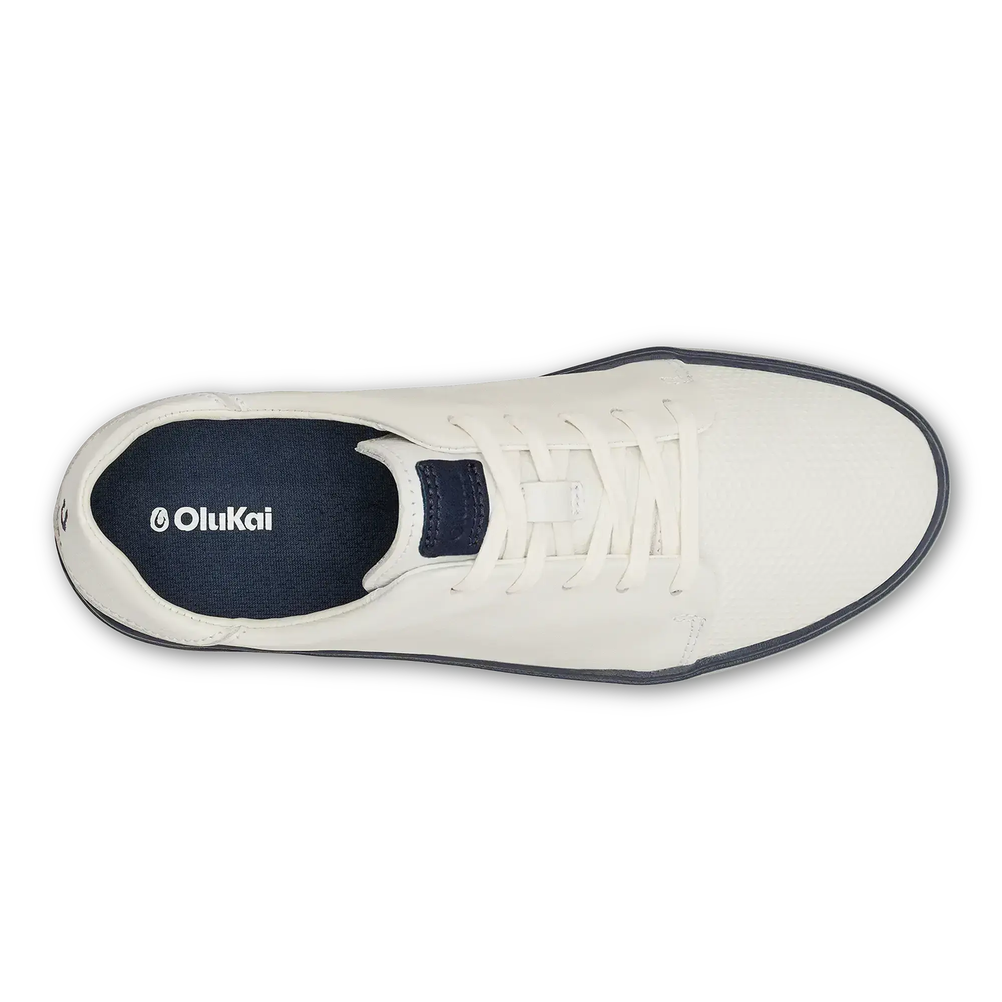 Wailea Women's Waterproof Leather Golf Shoes - Bright White / Mood Indigo - Image 4