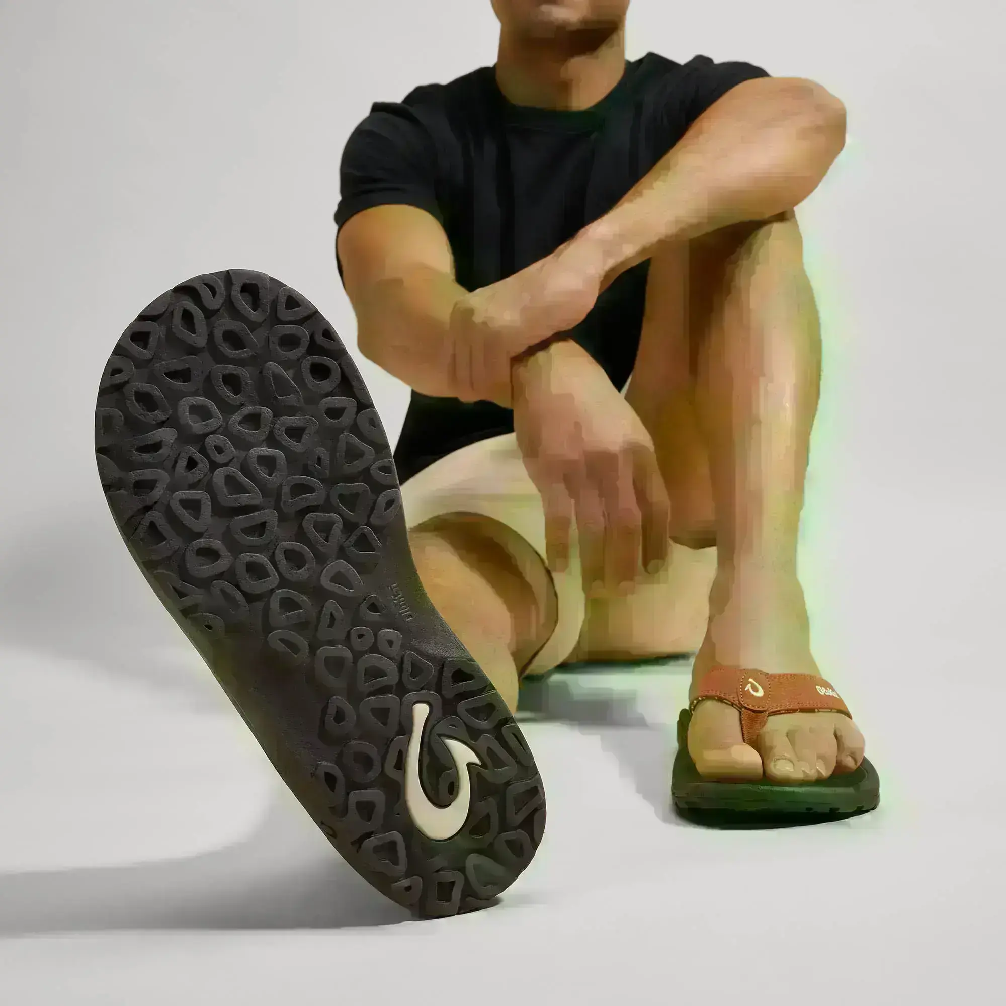 'Ohana Men's Best Selling Beach Sandals - Dirt / Lava Rock - Image 6