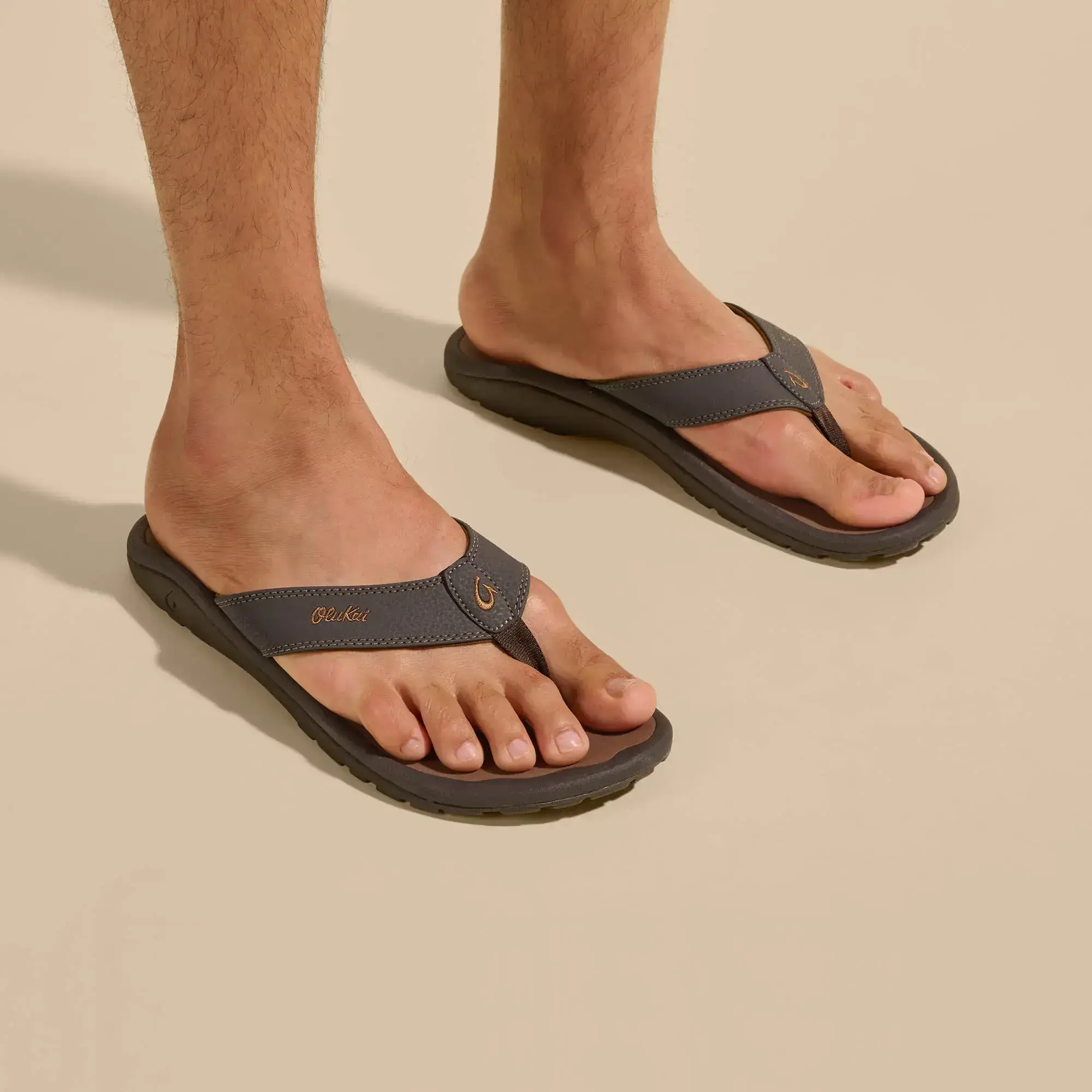 'Ohana Men's Beach Sandals - Dark Java / Ray - Image 4