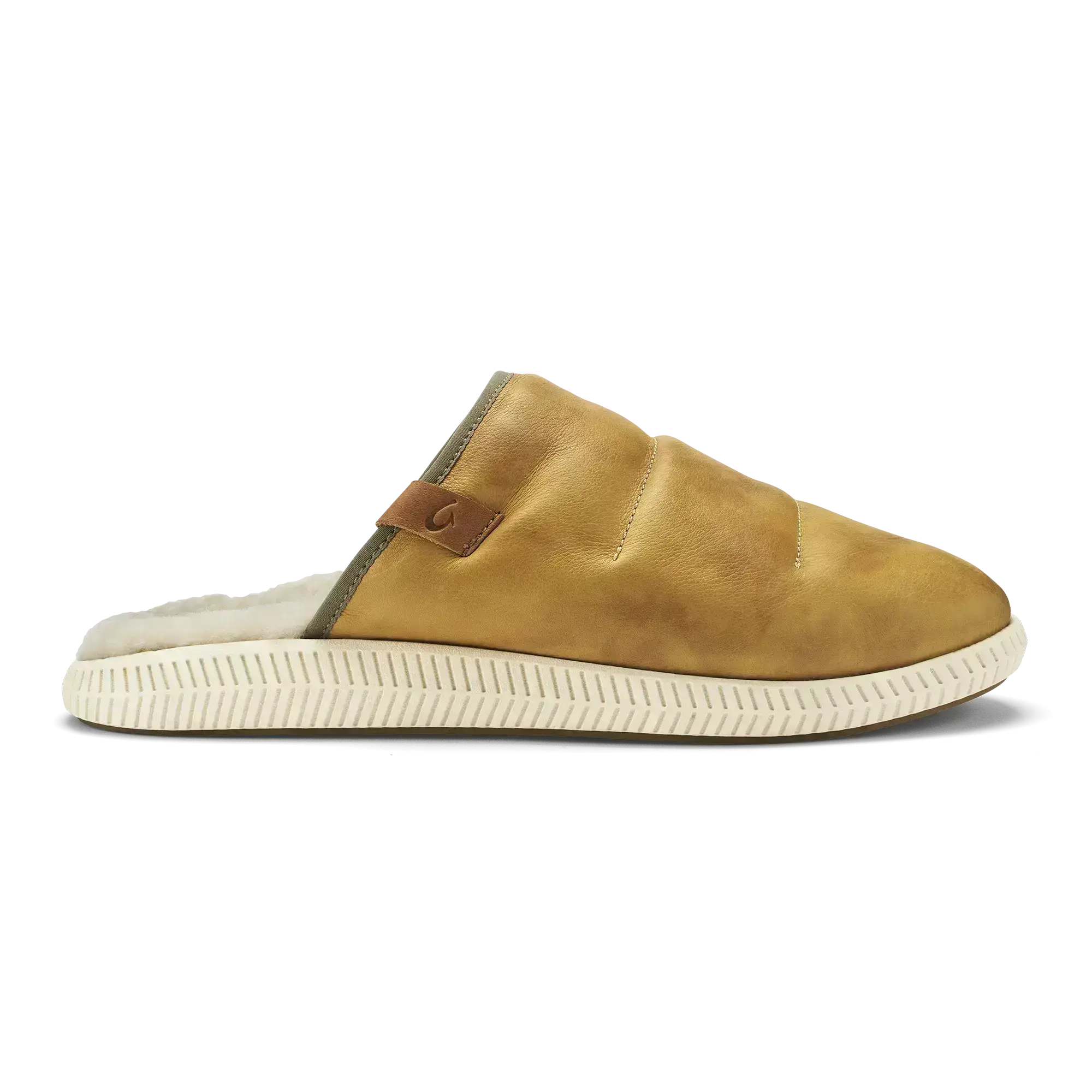 Mua 'Ili Men's Leather Mule Slippers - Golden Sand / Bone