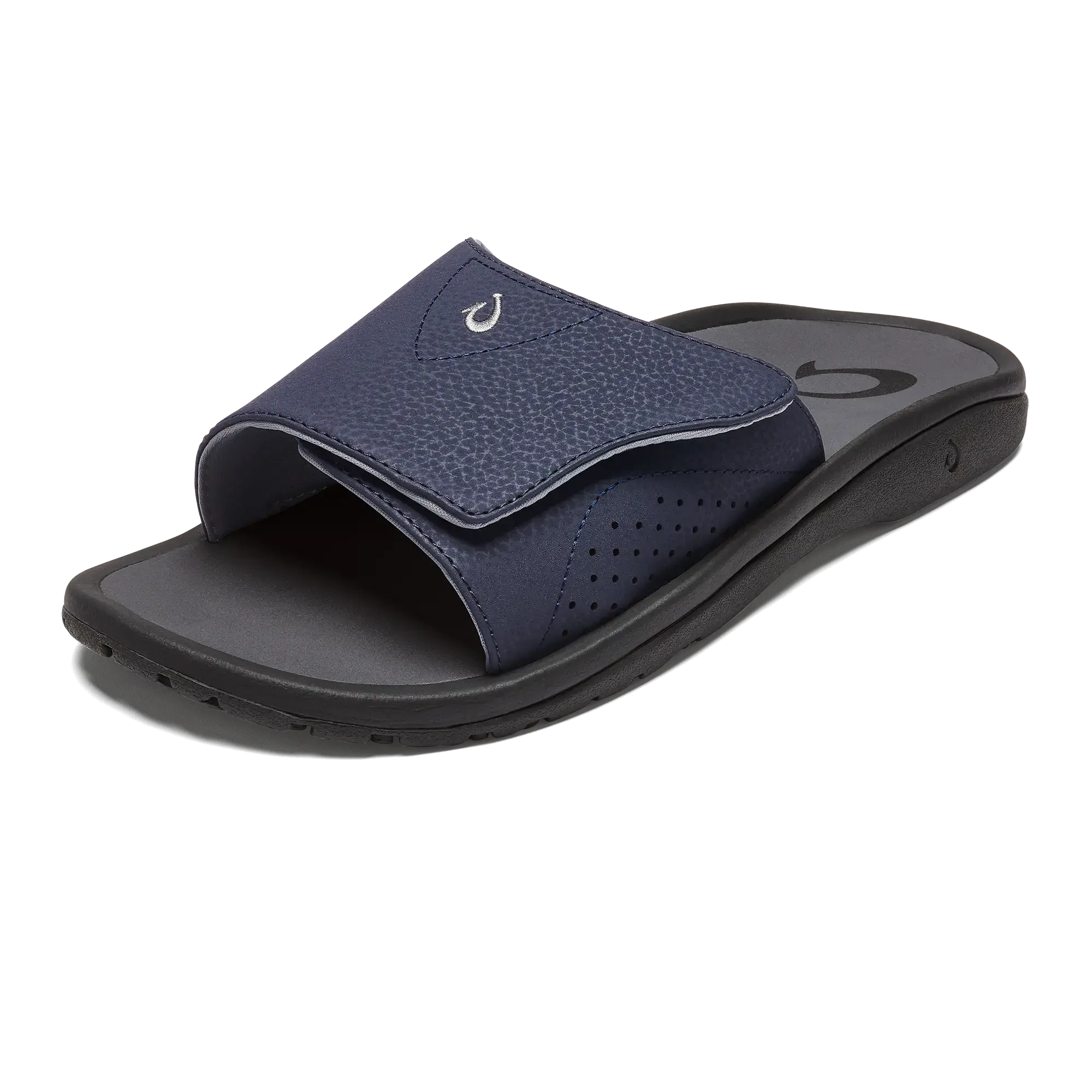 OluKai Nalu Slide - Trench Blue / Charcoal - Image 3