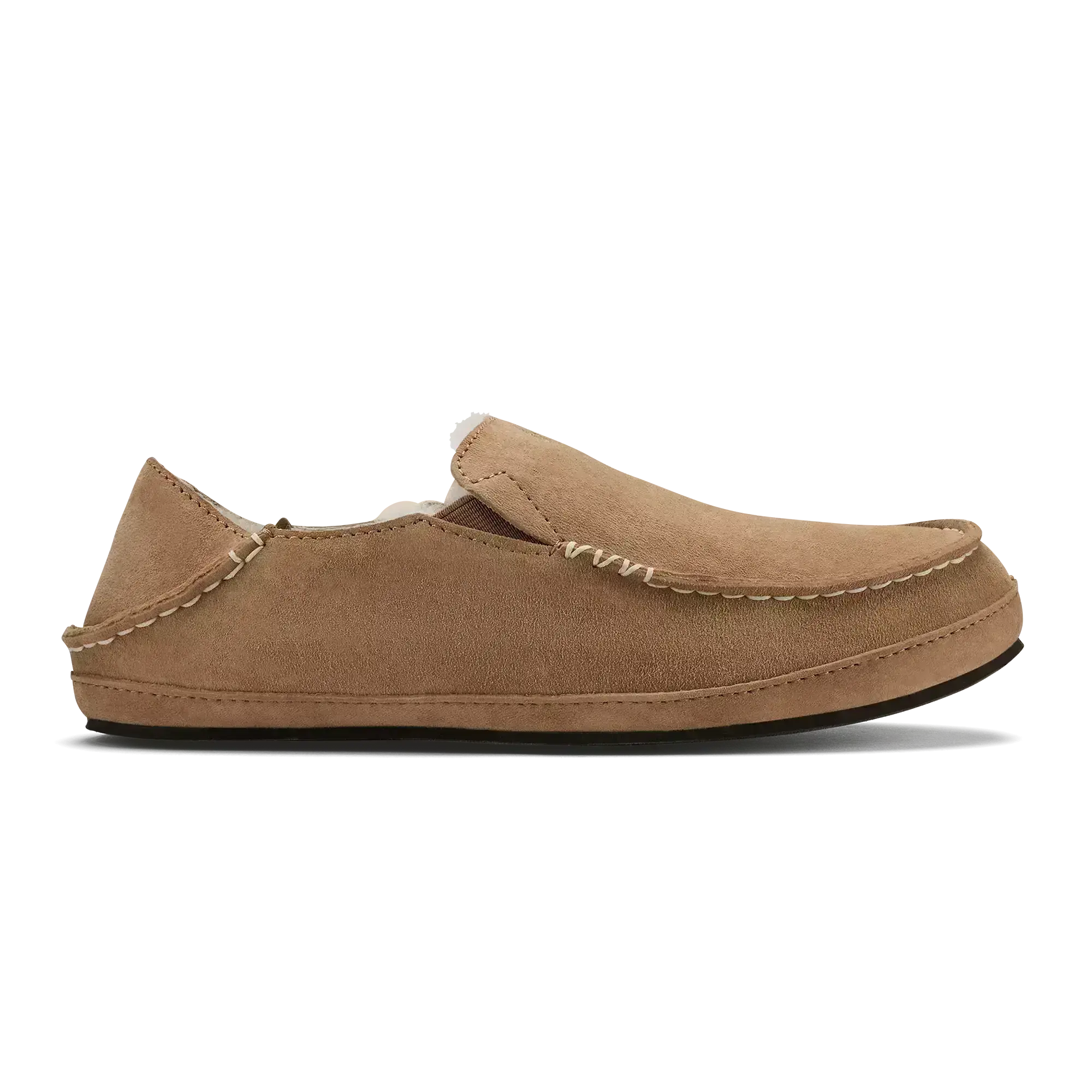 Nohea Women's Leather Slippers - Tan