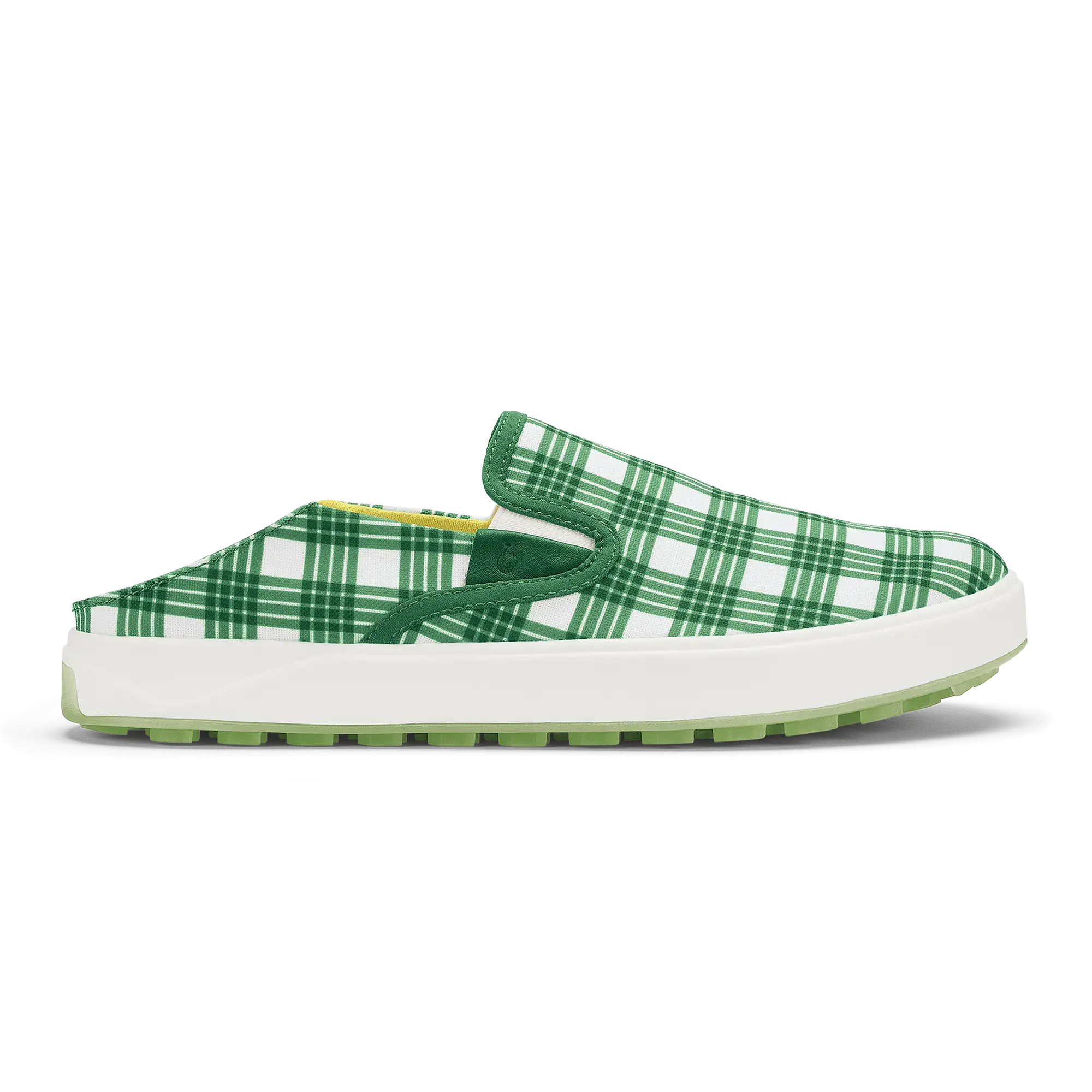 Wai'alae Slip On Men's Golf Shoes - Medium Green / Bright White - Image 3