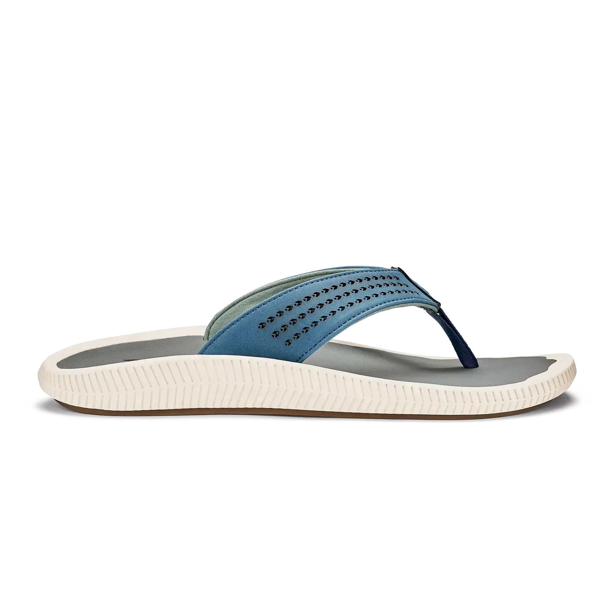 Ulele Men's Beach Sandals - Slate Blue / Charcoal