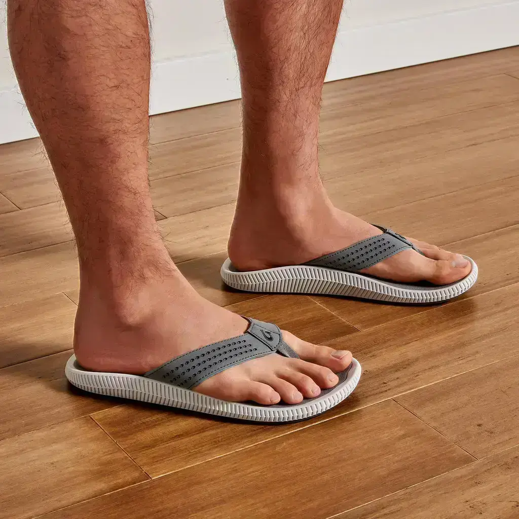 Ulele Men's Water-Ready Beach Sandals - Stone - Image 3