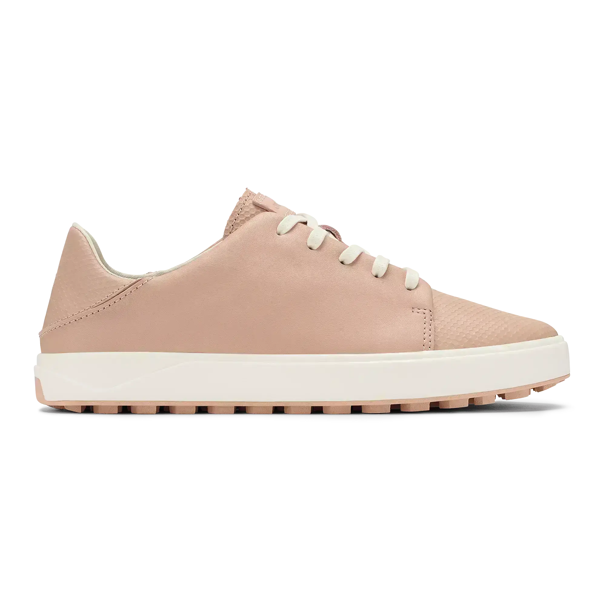 Wailea Women's Waterproof Leather Golf Shoes - Soft Pink / Bright White
