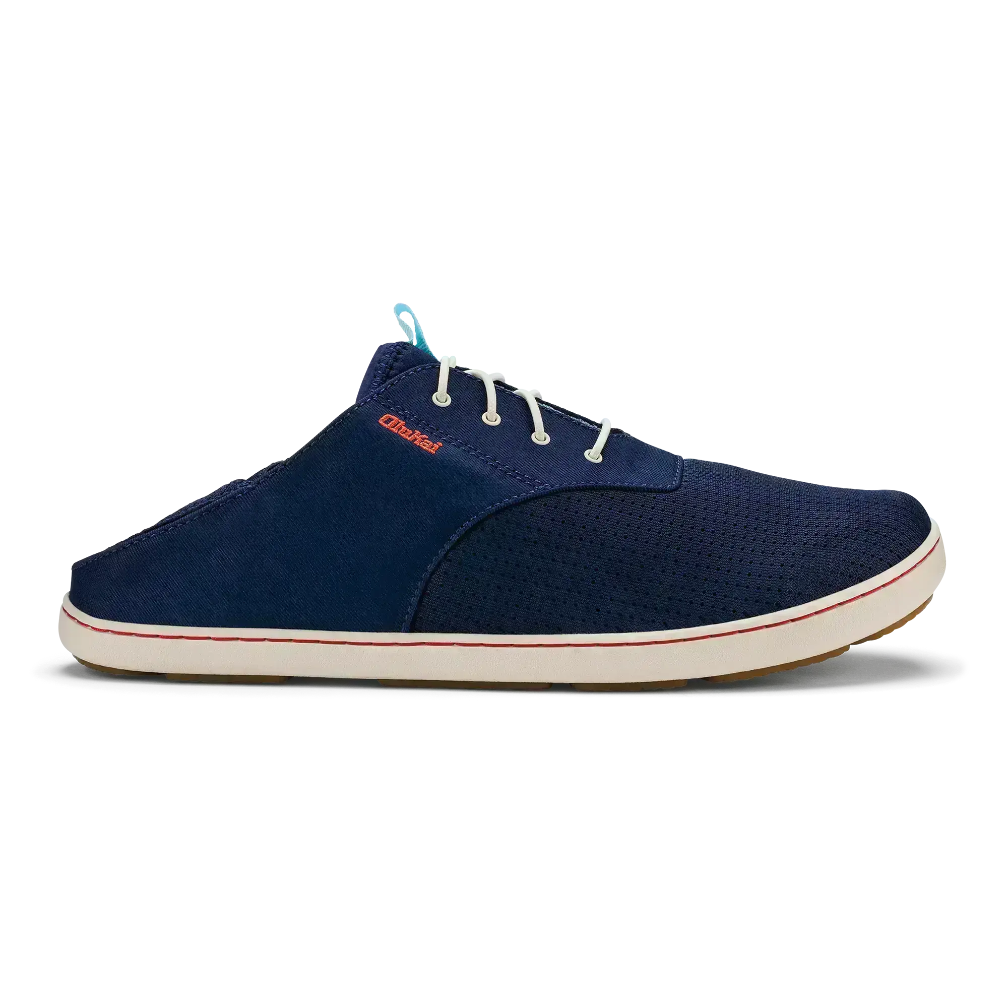 Nohea Moku Men's Boat Shoes - Deepest Depths / White Sand - Image 4