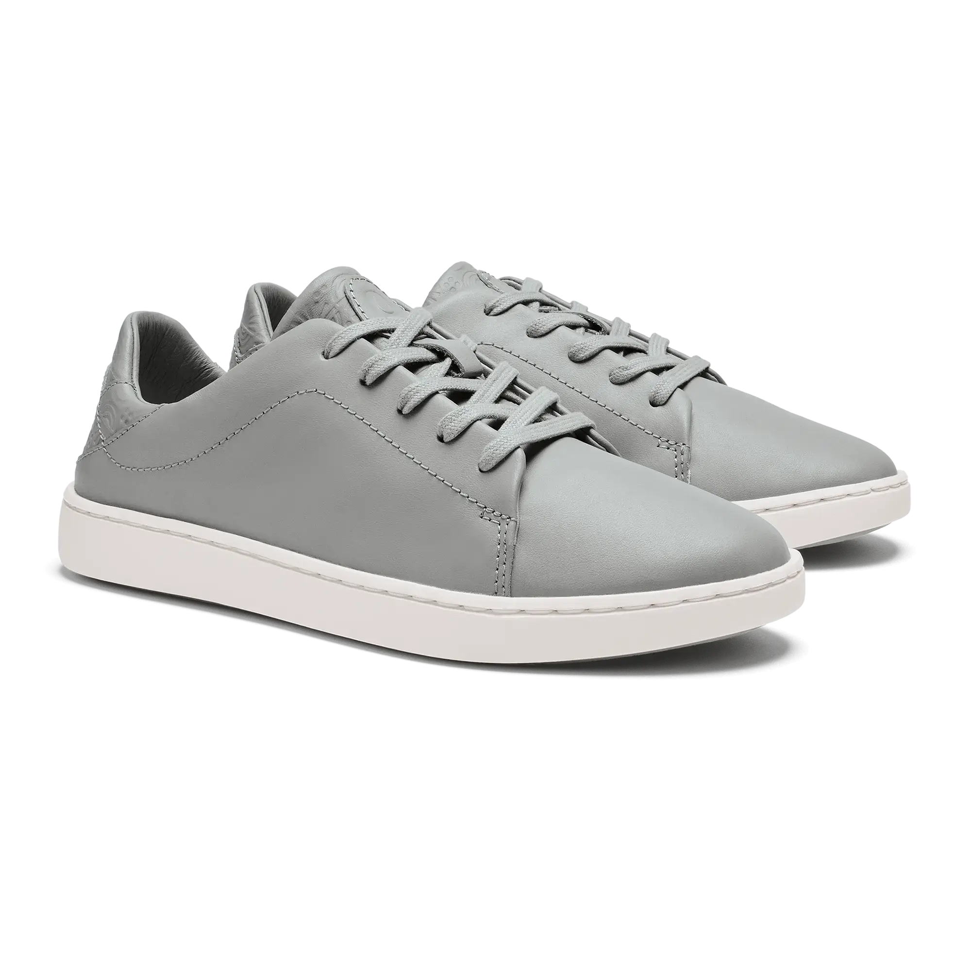 Pehuea L 'Ili Women's Leather Sneakers - Ash - Image 5