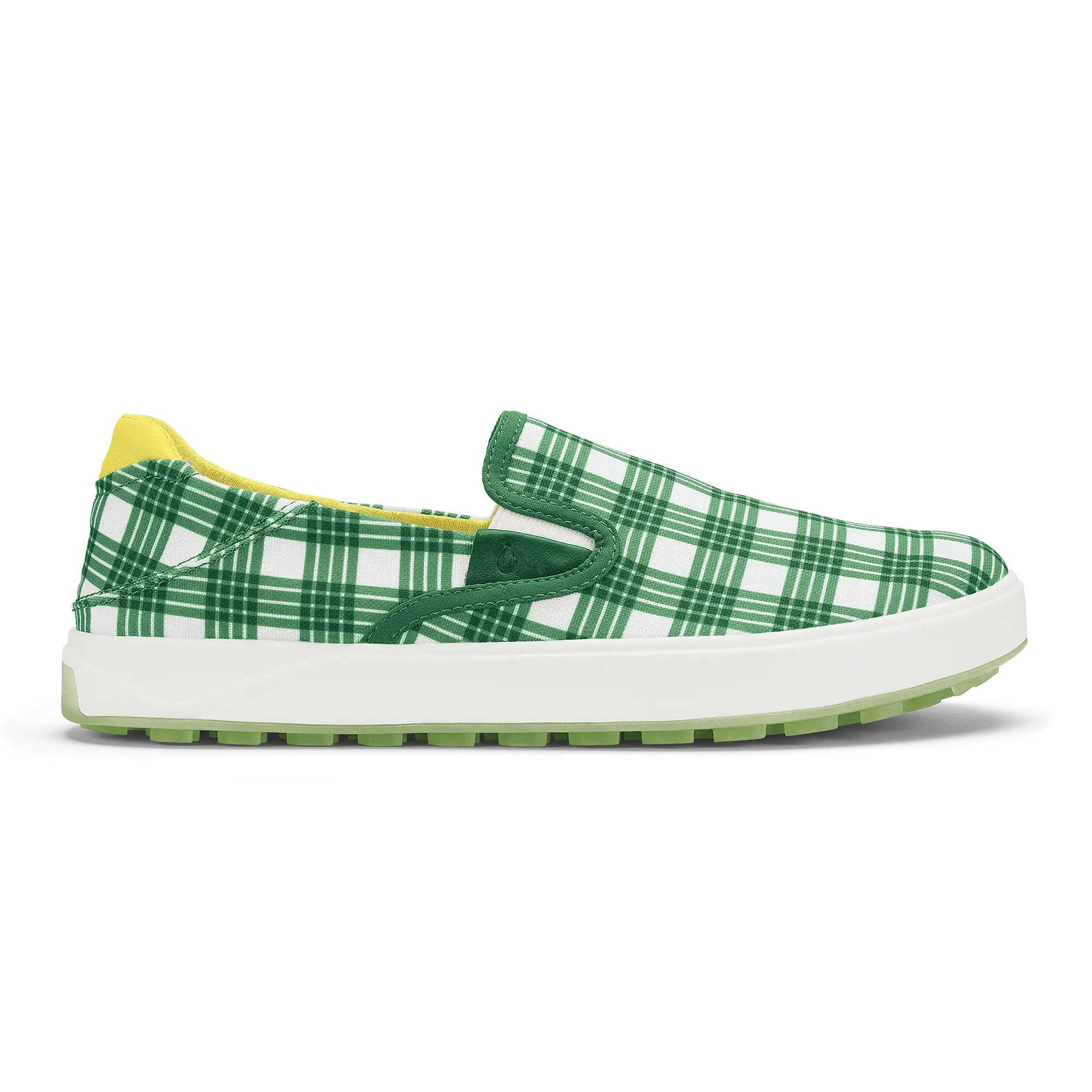 Wai'alae Slip On Men's Golf Shoes - Medium Green / Bright White