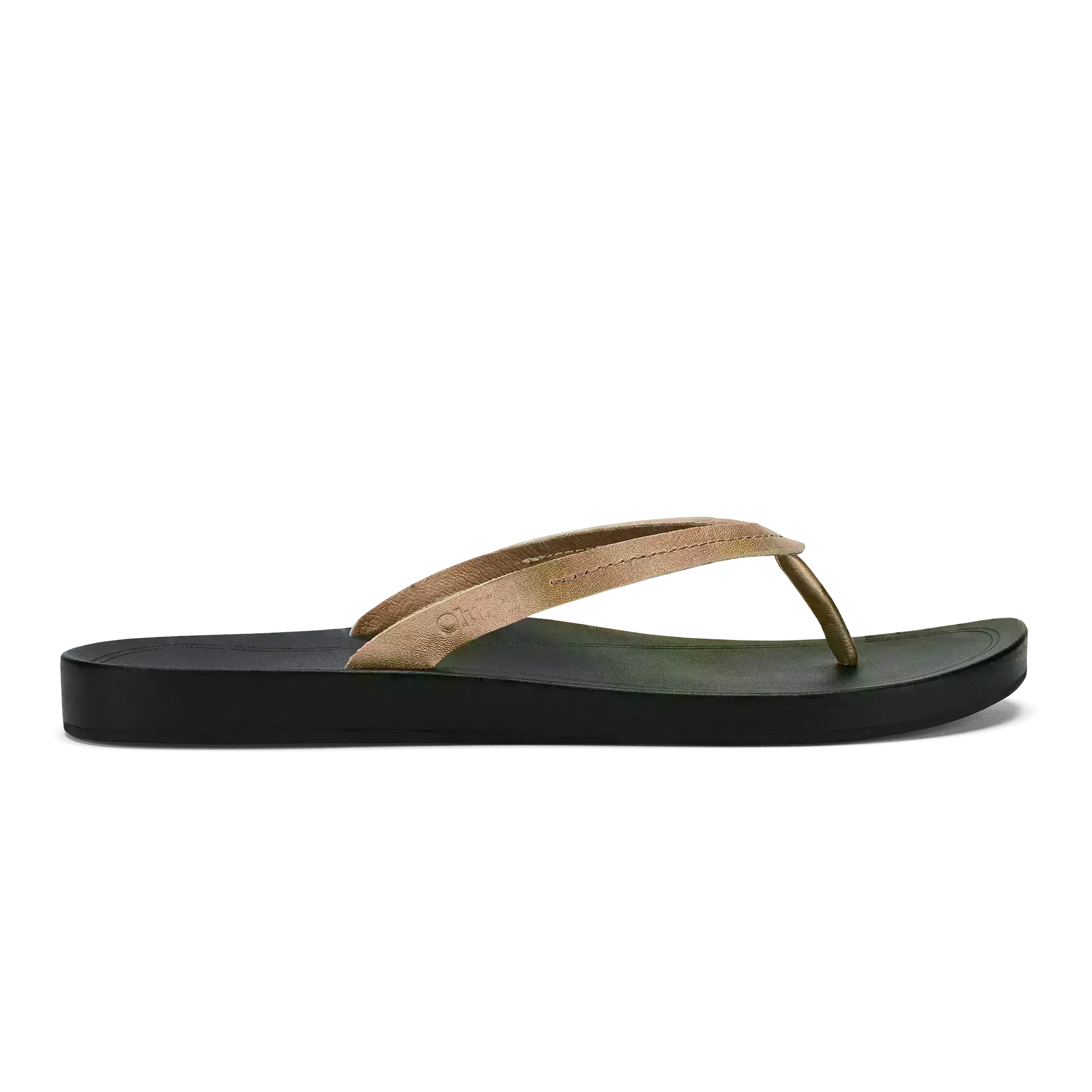 Lalahi Women's Leather Sandals - Copper / Lava Rock