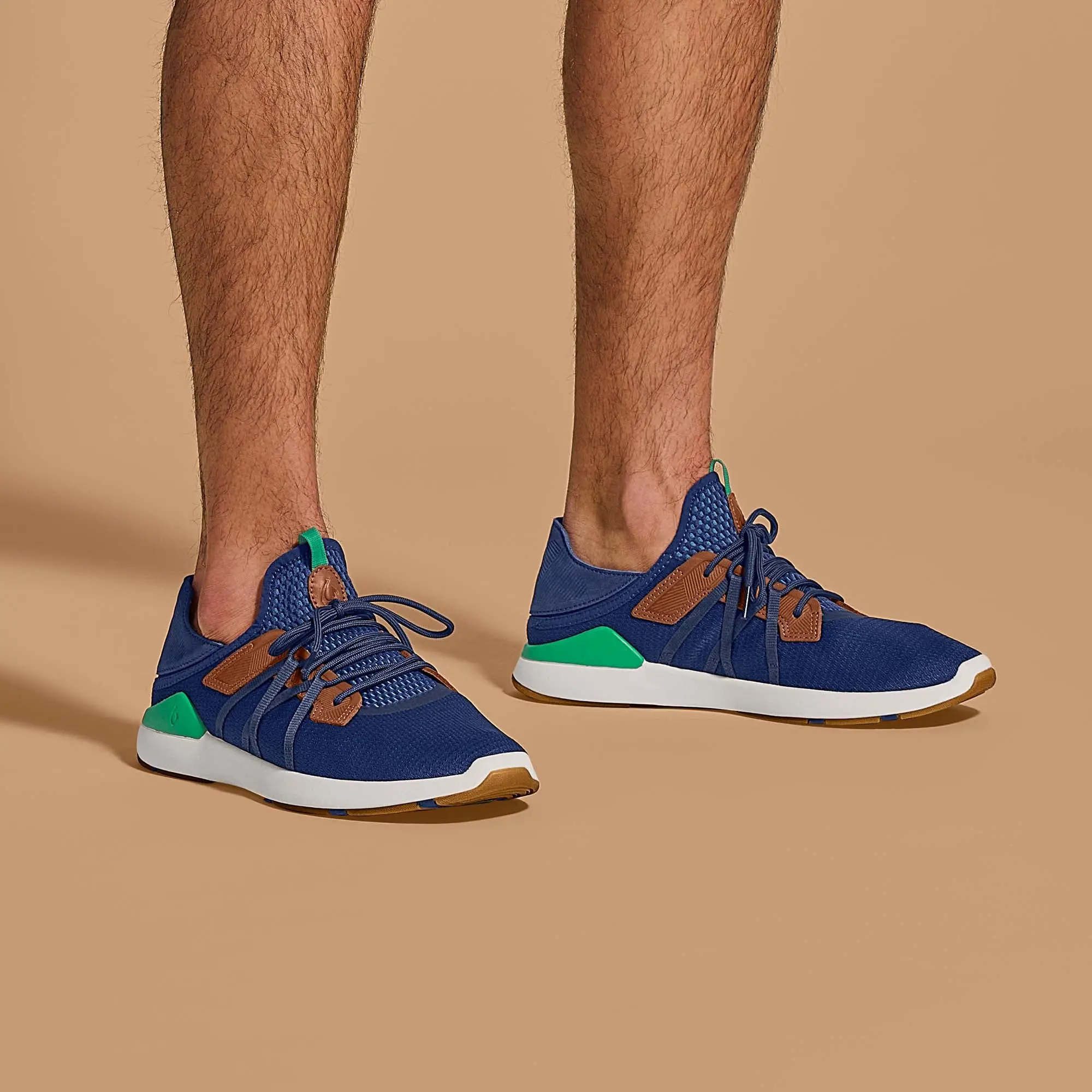Mio L Men's Athletic Shoes - Navy / Bamboo - Image 2