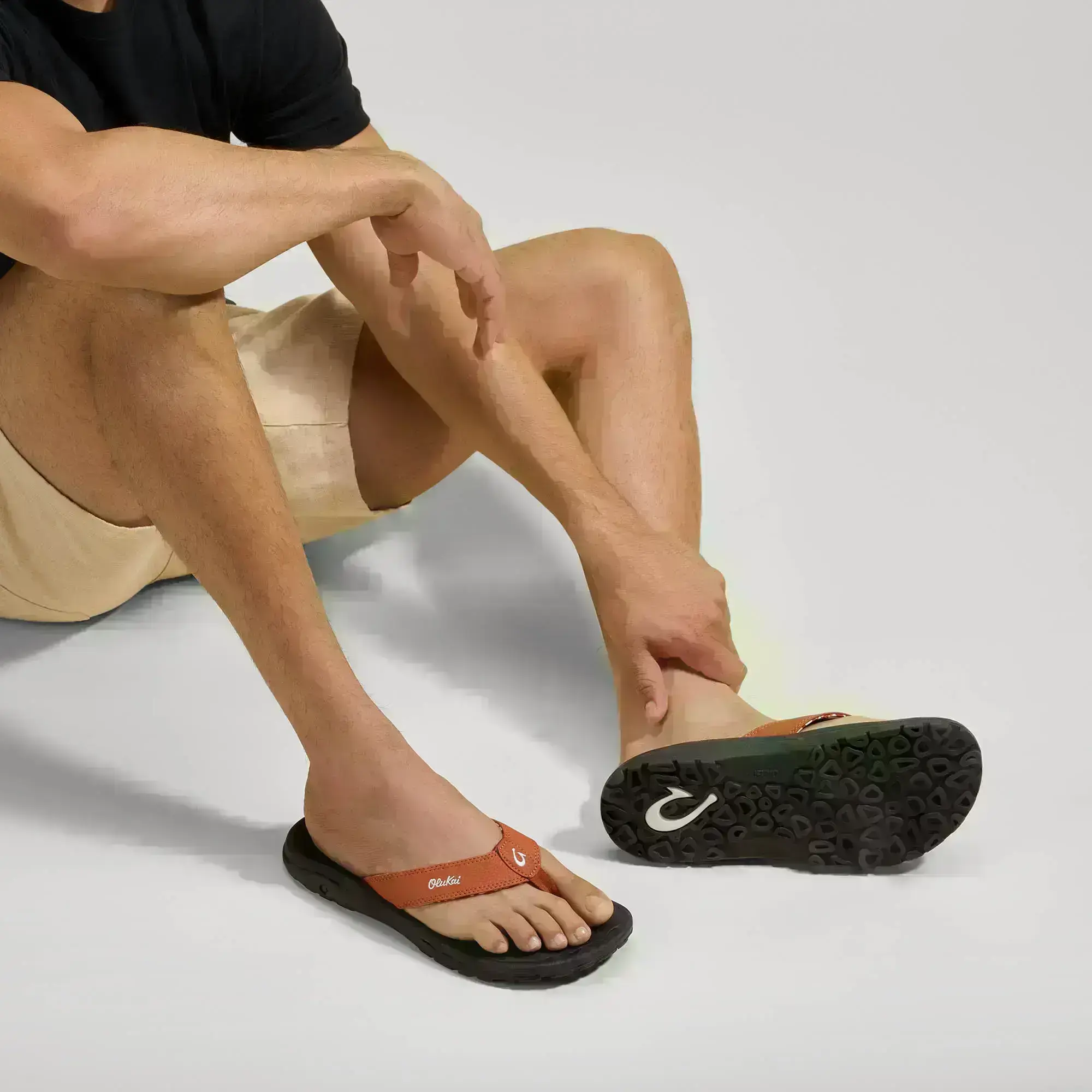 'Ohana Men's Best Selling Beach Sandals - Dirt / Lava Rock - Image 4