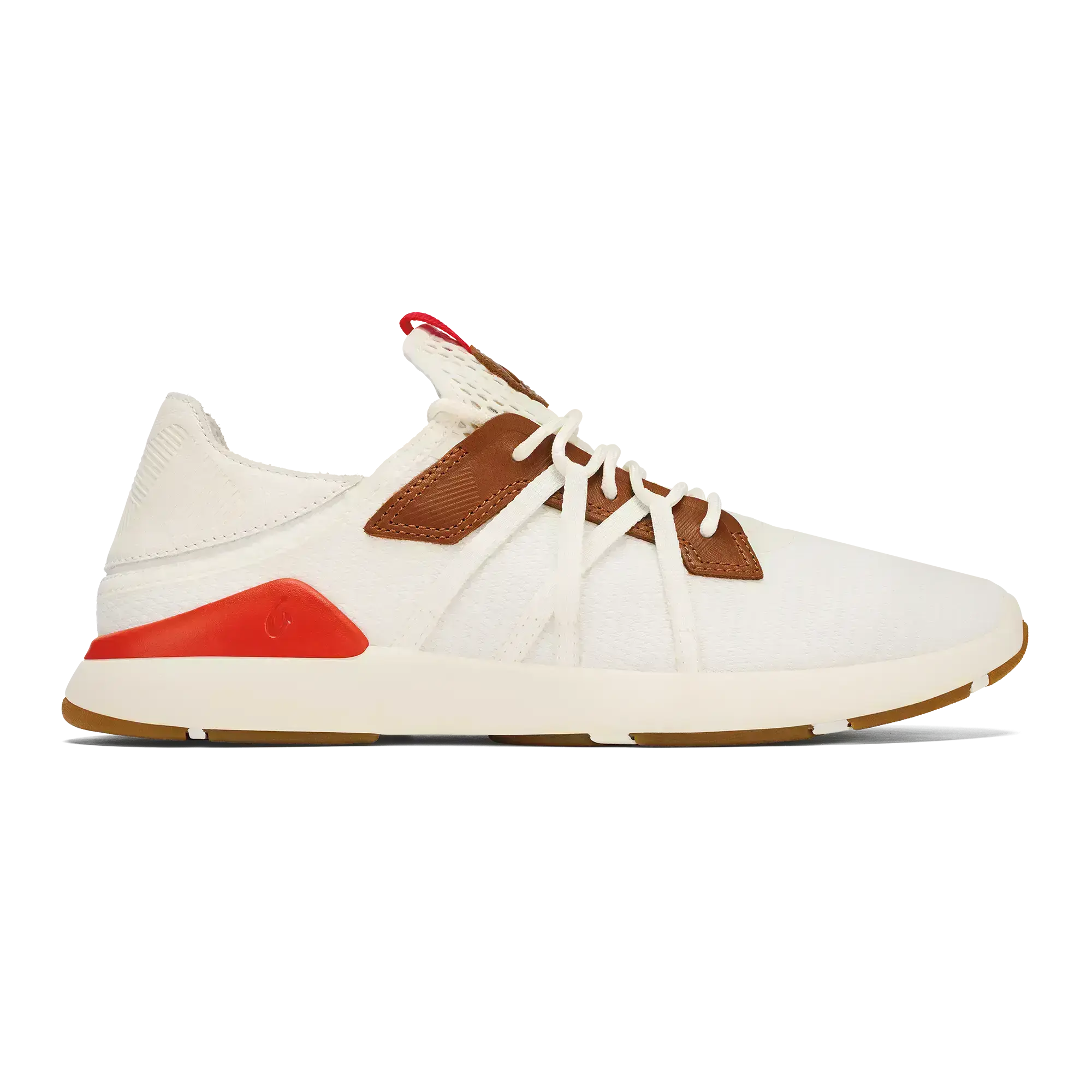 Mio L   Men's Athletic Shoes - Bright White / Red Lava