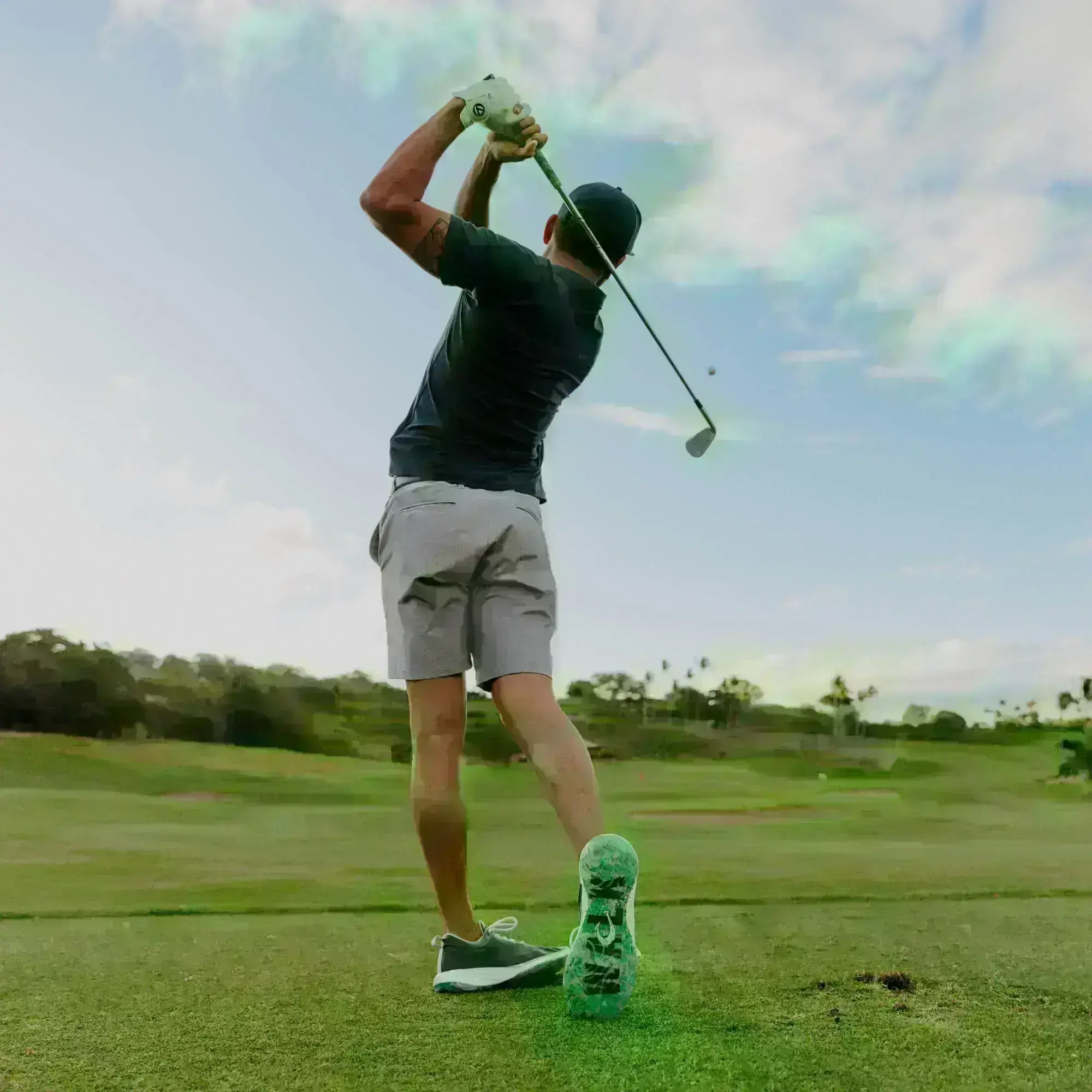 M kena Men's Waterproof Golf Shoes - Mood Indigo - Image 2