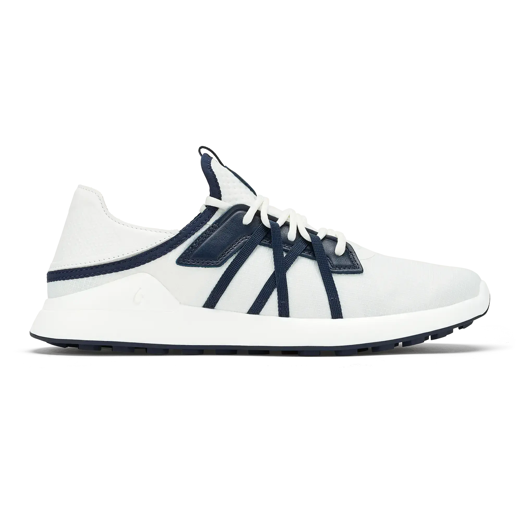 Manele Men's Breathable Golf Shoes - Bright White / Mood Indigo