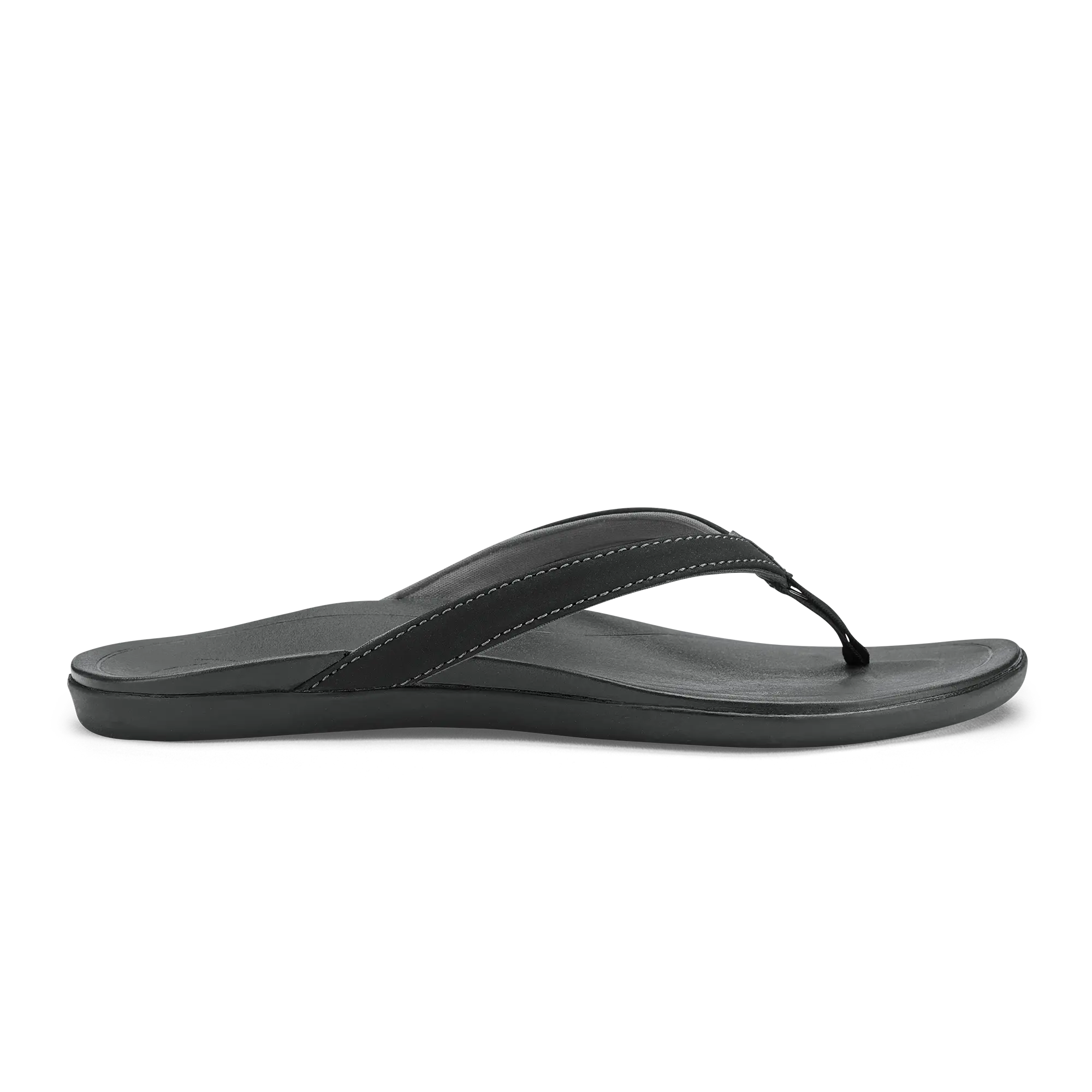 Ho'  pio Women's Everyday Beach Sandals - Onyx